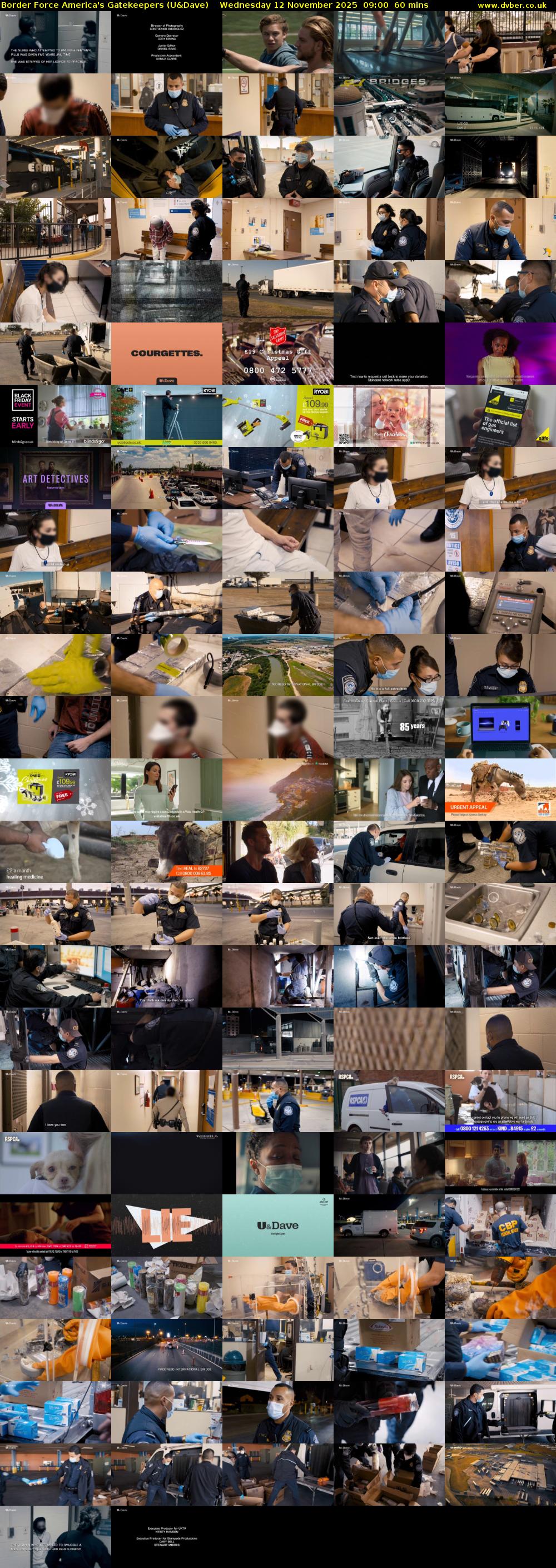 Border Force America's Gatekeepers (U&Dave) Wednesday 12 November 2025 09:00 - 10:00