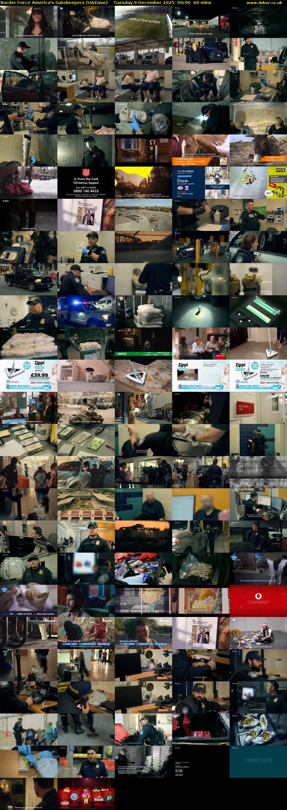 Border Force America's Gatekeepers (U&Dave) Tuesday 9 December 2025 09:00 - 10:00