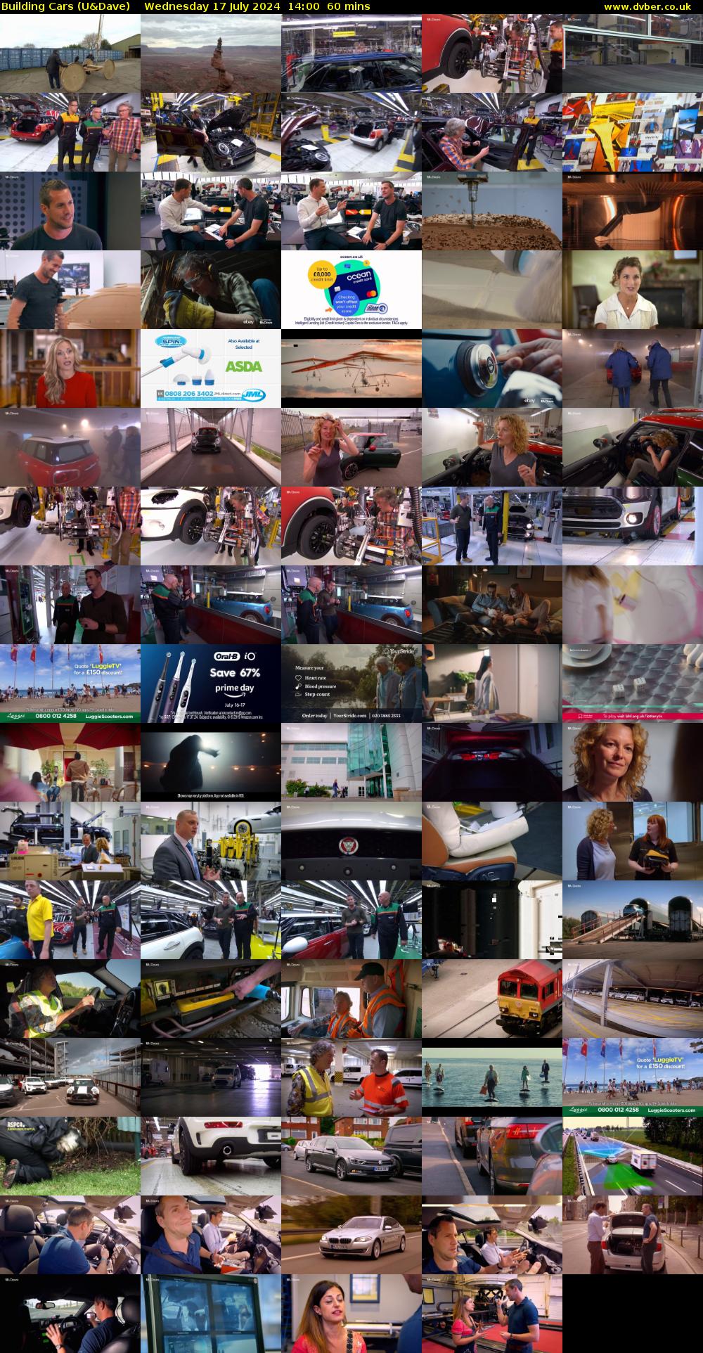 Building Cars (U&Dave) Wednesday 17 July 2024 14:00 - 15:00