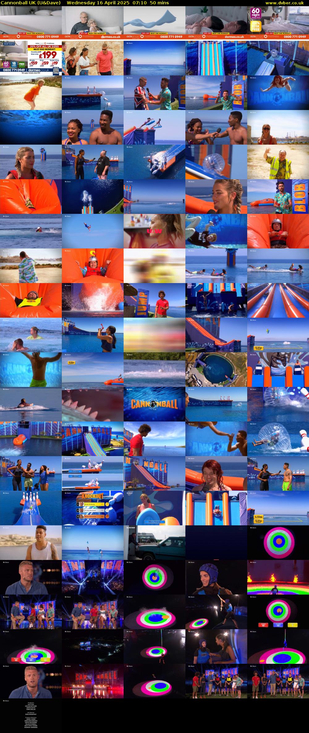 Cannonball UK (U&Dave) Wednesday 16 April 2025 07:10 - 08:00
