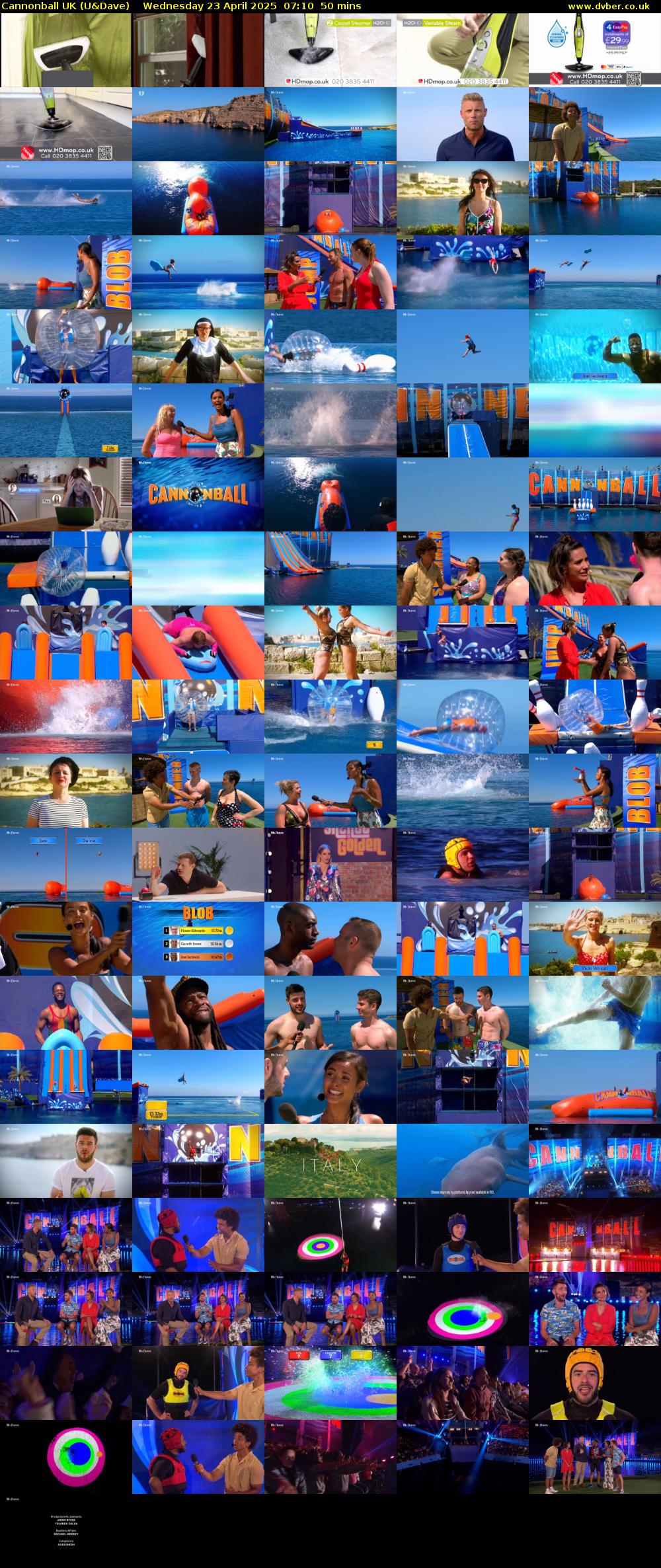 Cannonball UK (U&Dave) Wednesday 23 April 2025 07:10 - 08:00