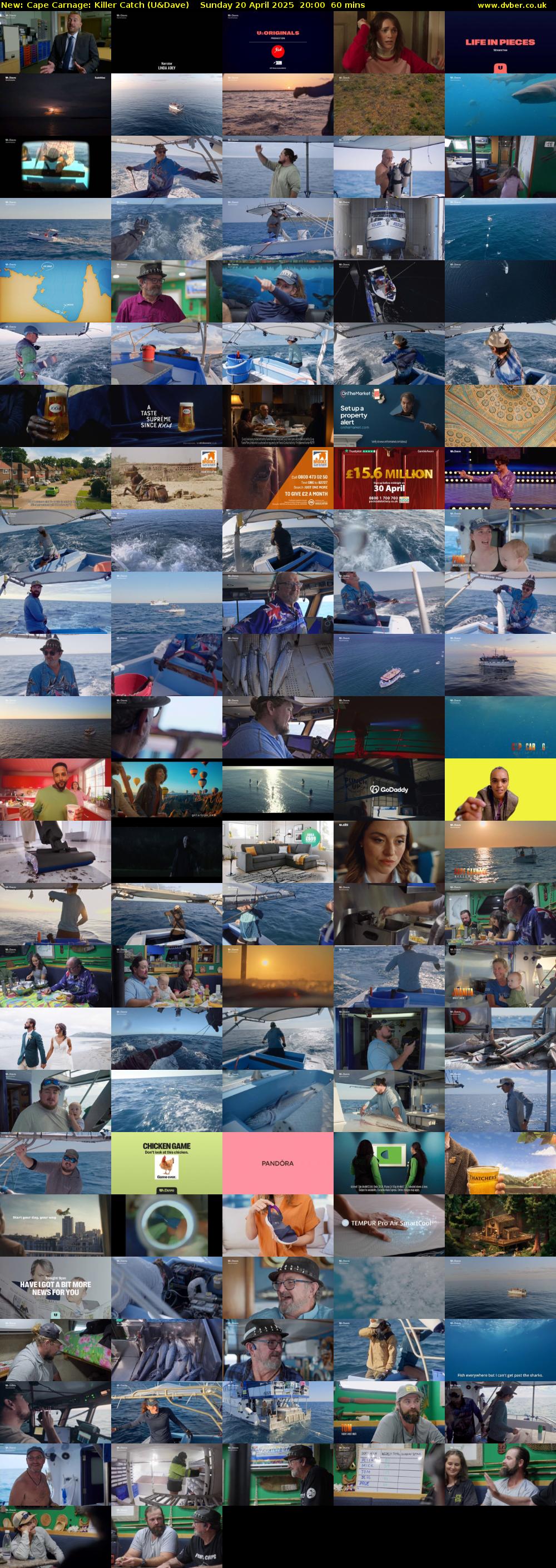 Cape Carnage: Killer Catch (U&Dave) Sunday 20 April 2025 20:00 - 21:00