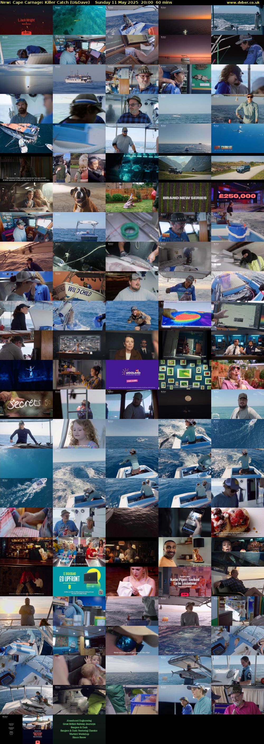 Cape Carnage: Killer Catch (U&Dave) Sunday 11 May 2025 20:00 - 21:00