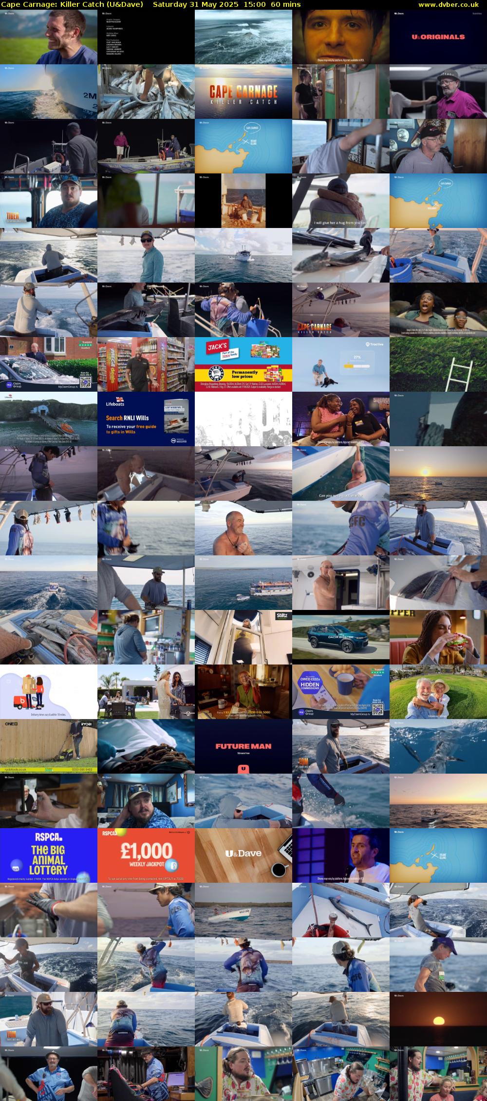 Cape Carnage: Killer Catch (U&Dave) Saturday 31 May 2025 15:00 - 16:00
