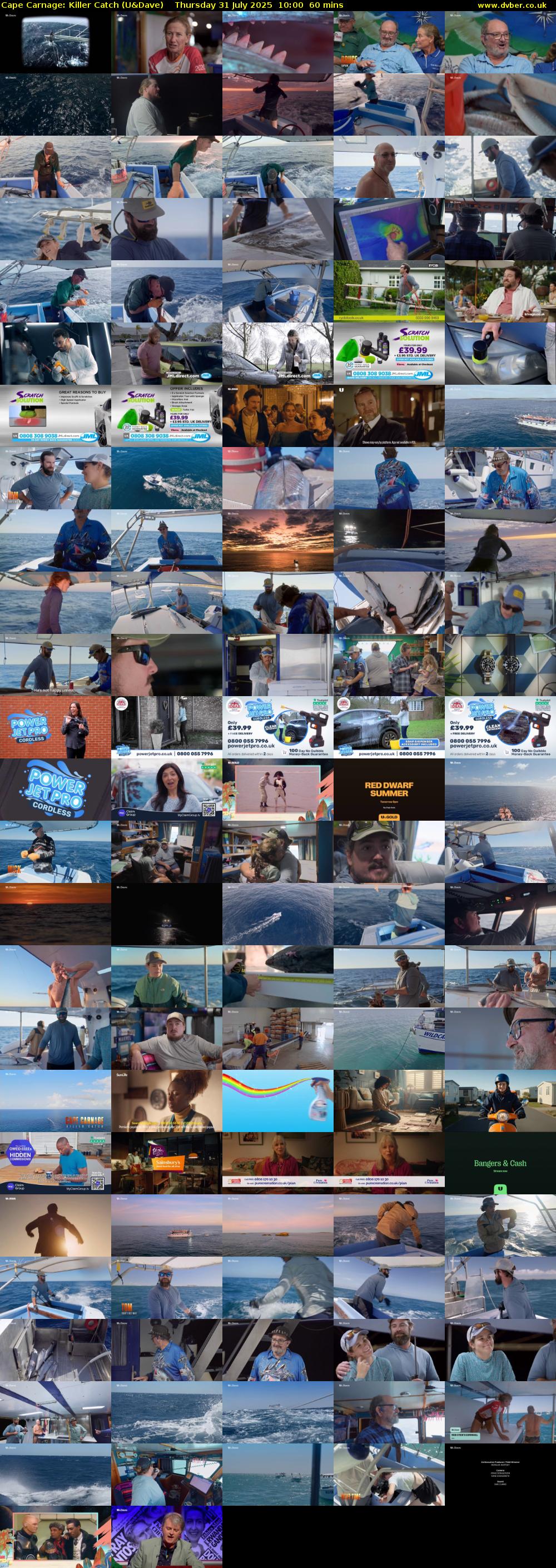 Cape Carnage: Killer Catch (U&Dave) Thursday 31 July 2025 10:00 - 11:00