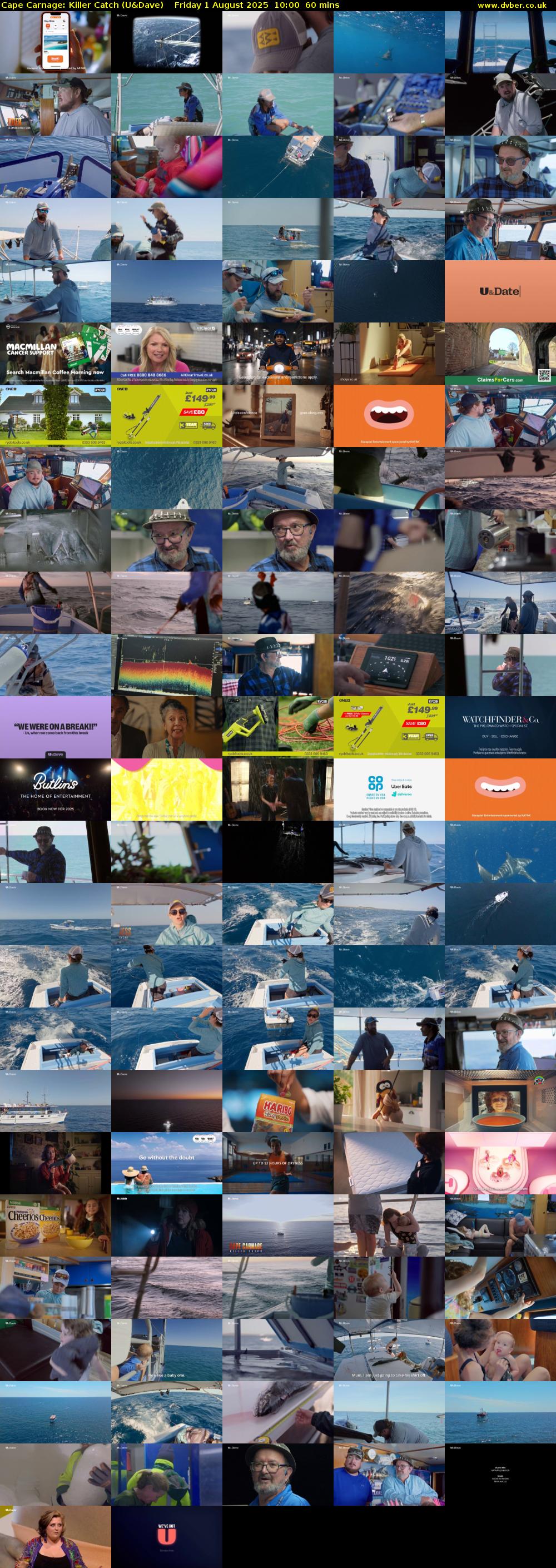 Cape Carnage: Killer Catch (U&Dave) Friday 1 August 2025 10:00 - 11:00