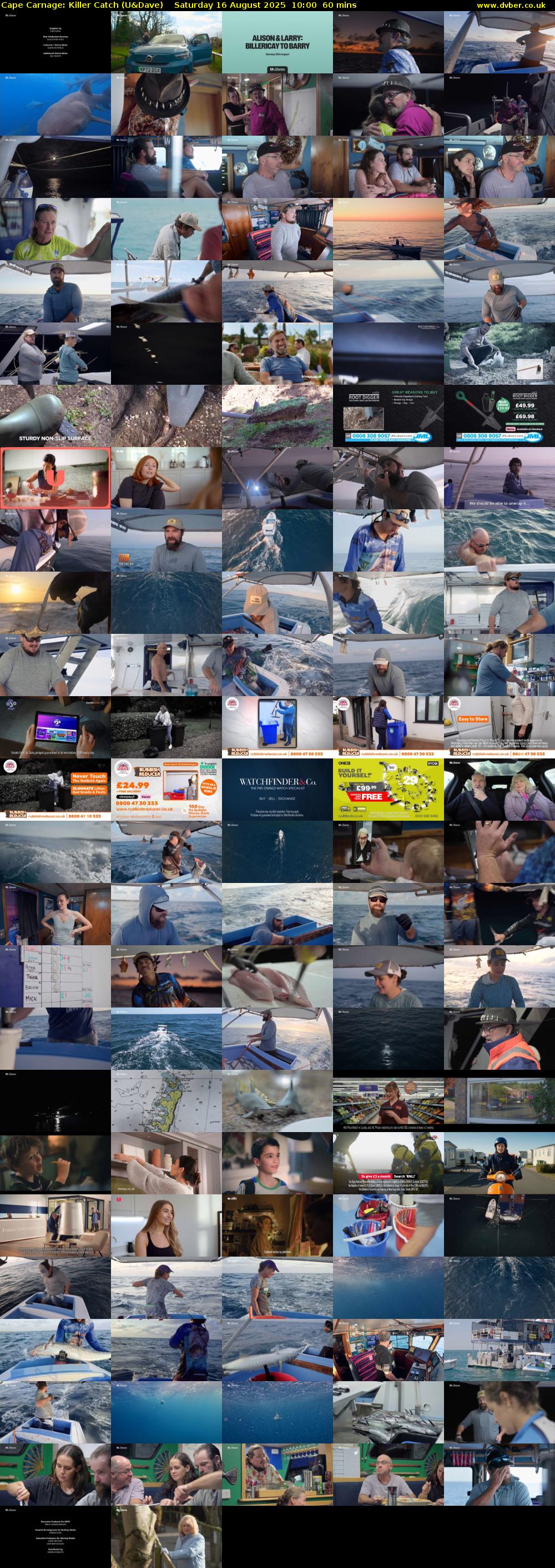Cape Carnage: Killer Catch (U&Dave) Saturday 16 August 2025 10:00 - 11:00