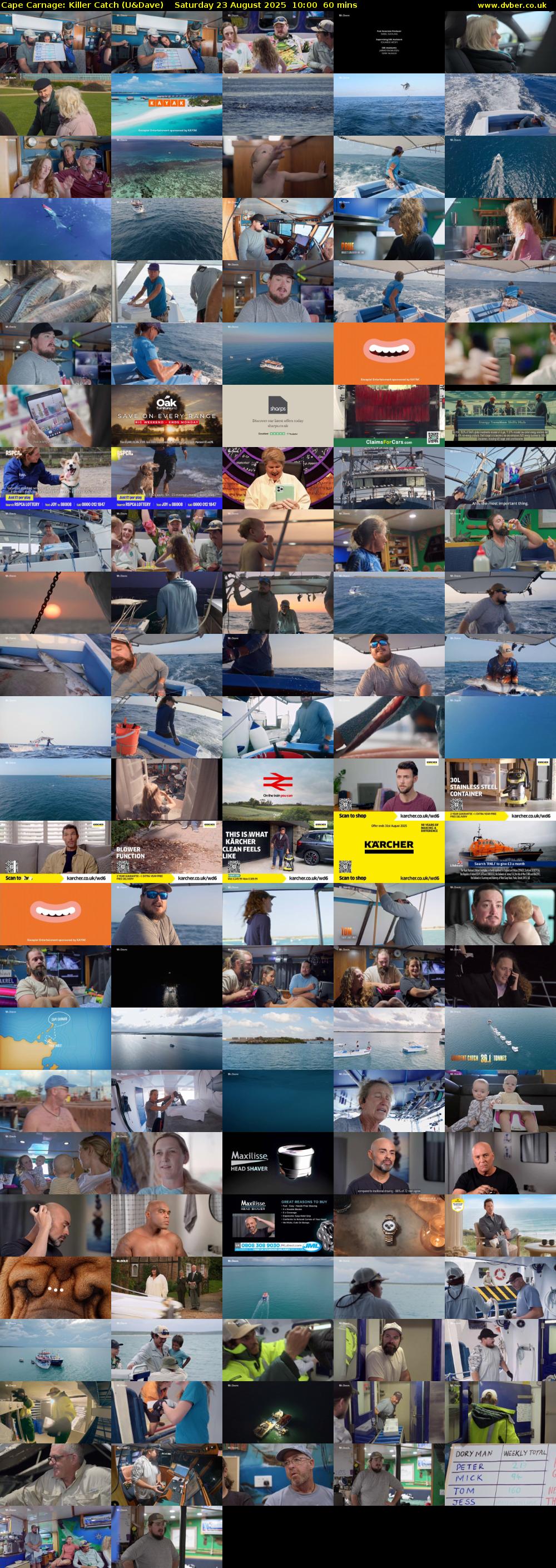 Cape Carnage: Killer Catch (U&Dave) Saturday 23 August 2025 10:00 - 11:00