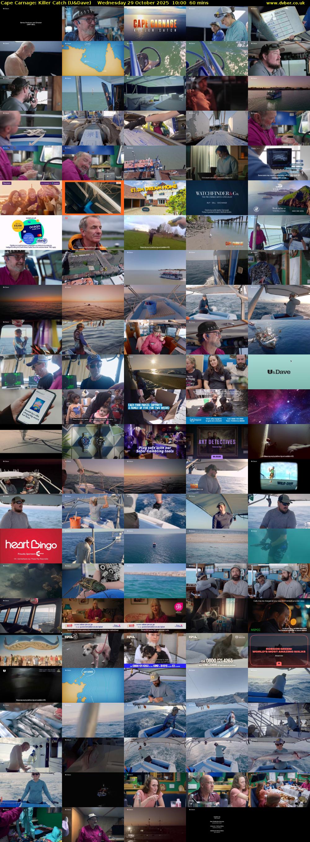 Cape Carnage: Killer Catch (U&Dave) Wednesday 29 October 2025 10:00 - 11:00