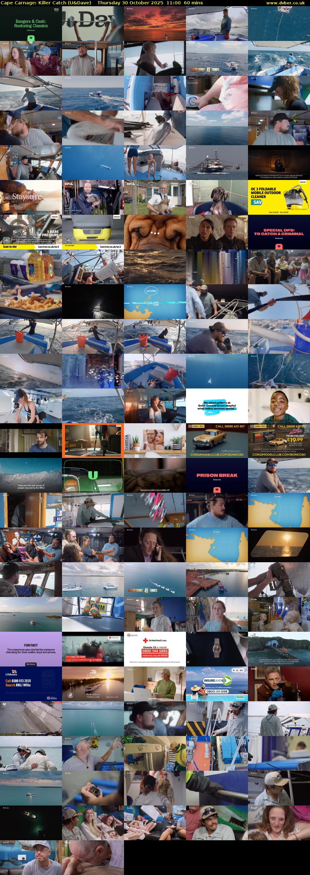 Cape Carnage: Killer Catch (U&Dave) Thursday 30 October 2025 11:00 - 12:00