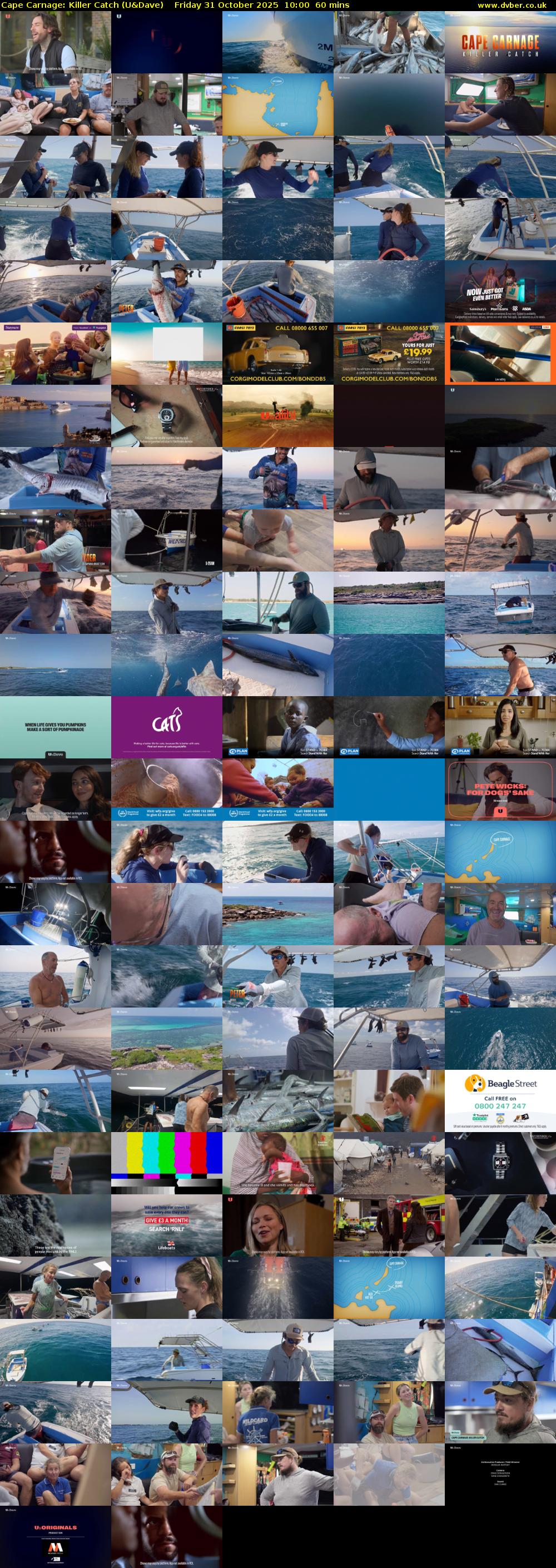 Cape Carnage: Killer Catch (U&Dave) Friday 31 October 2025 10:00 - 11:00