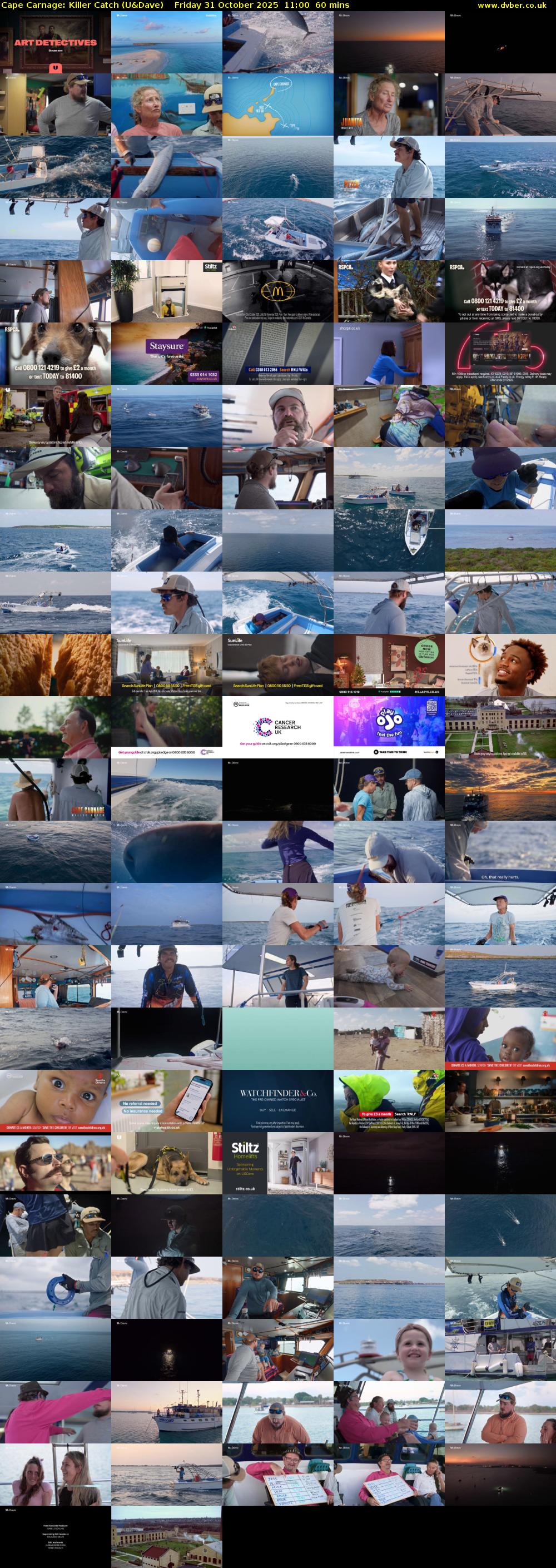 Cape Carnage: Killer Catch (U&Dave) Friday 31 October 2025 11:00 - 12:00