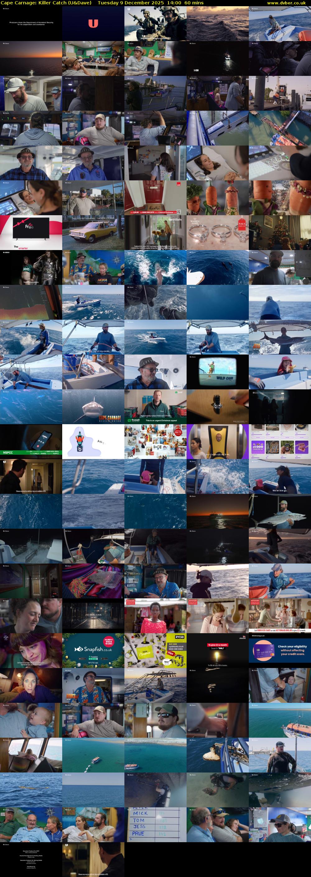 Cape Carnage: Killer Catch (U&Dave) Tuesday 9 December 2025 14:00 - 15:00