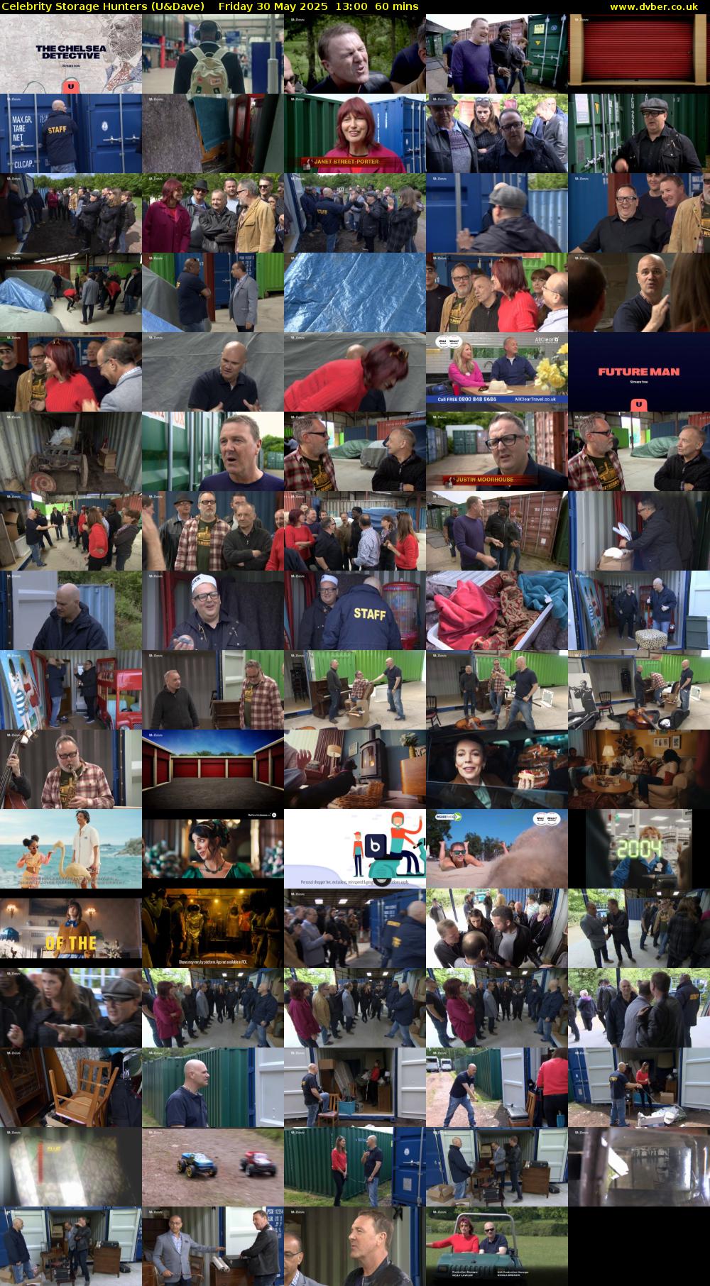 Celebrity Storage Hunters (U&Dave) Friday 30 May 2025 13:00 - 14:00