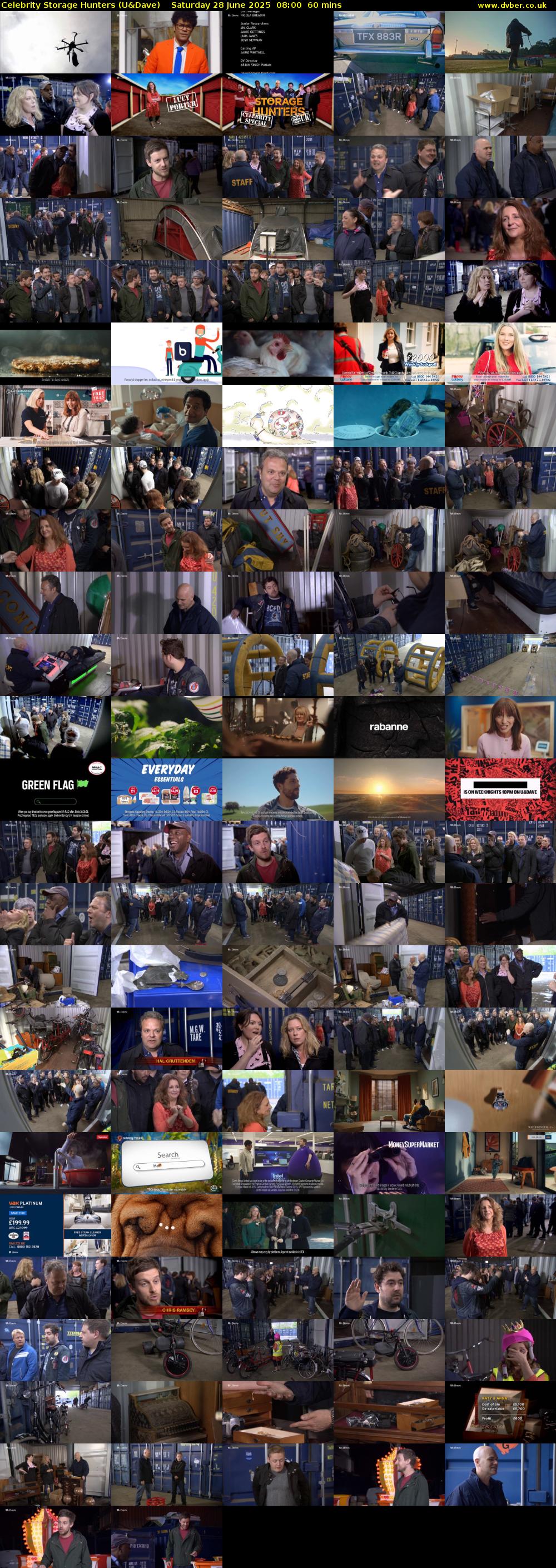 Celebrity Storage Hunters (U&Dave) Saturday 28 June 2025 08:00 - 09:00