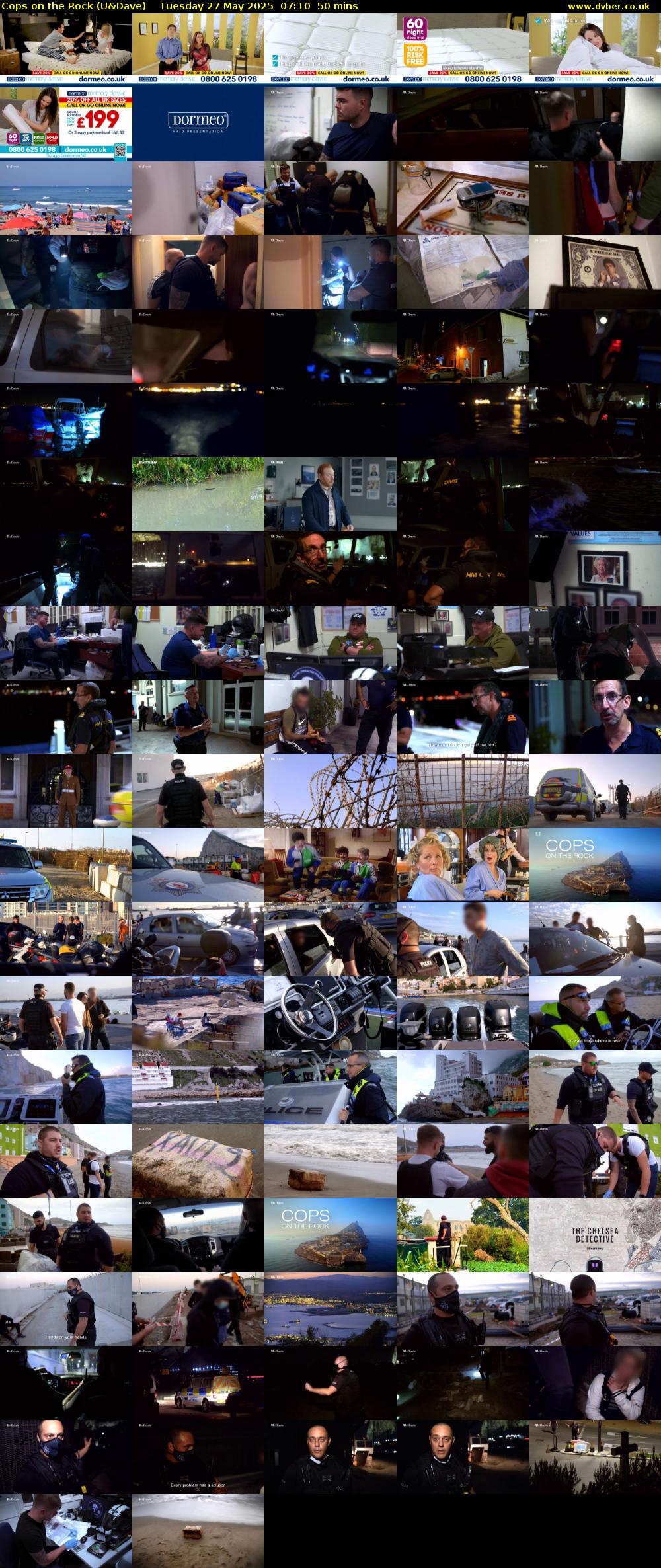 Cops On The Rock (U&Dave) Tuesday 27 May 2025 07:10 - 08:00