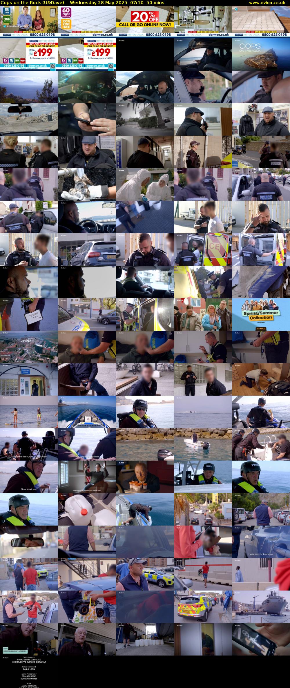 Cops On The Rock (U&Dave) Wednesday 28 May 2025 07:10 - 08:00