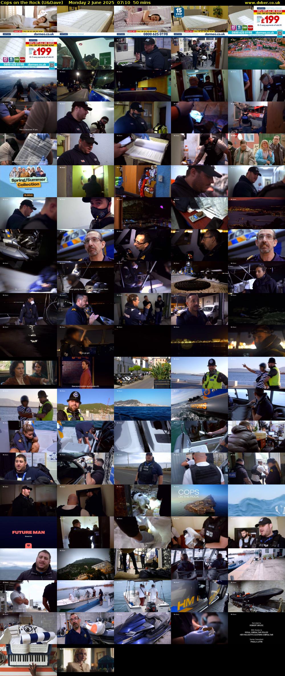 Cops On The Rock (U&Dave) Monday 2 June 2025 07:10 - 08:00
