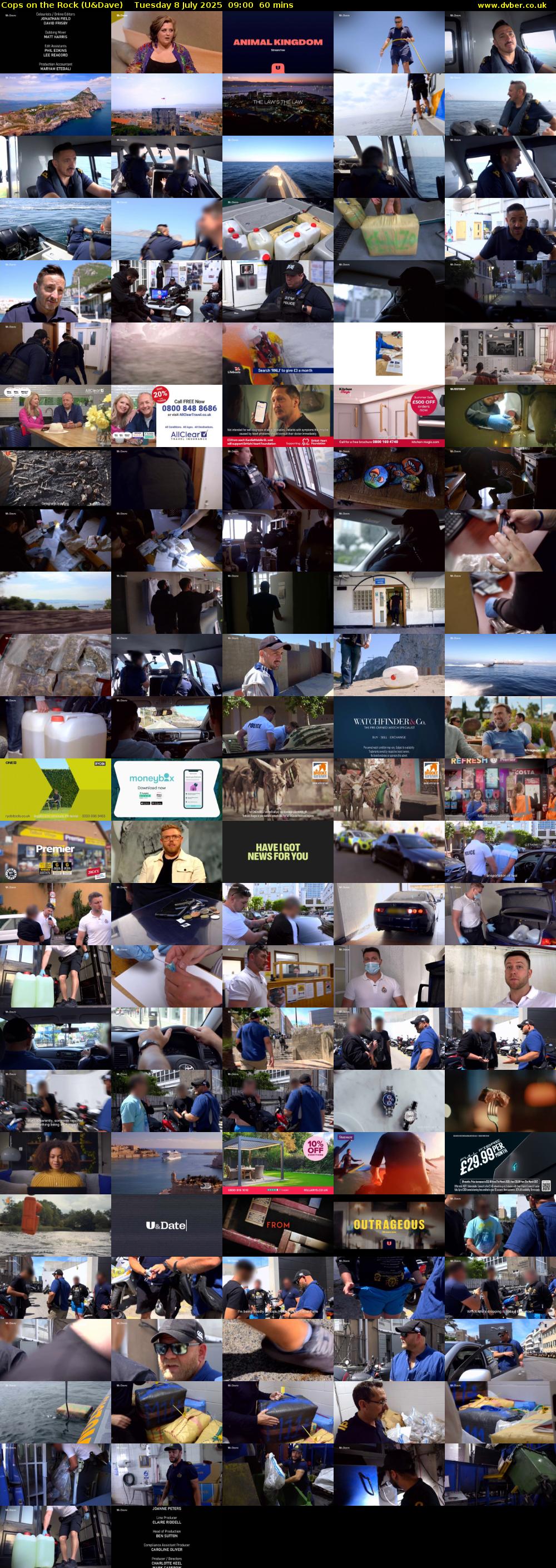 Cops On The Rock (U&Dave) Tuesday 8 July 2025 09:00 - 10:00
