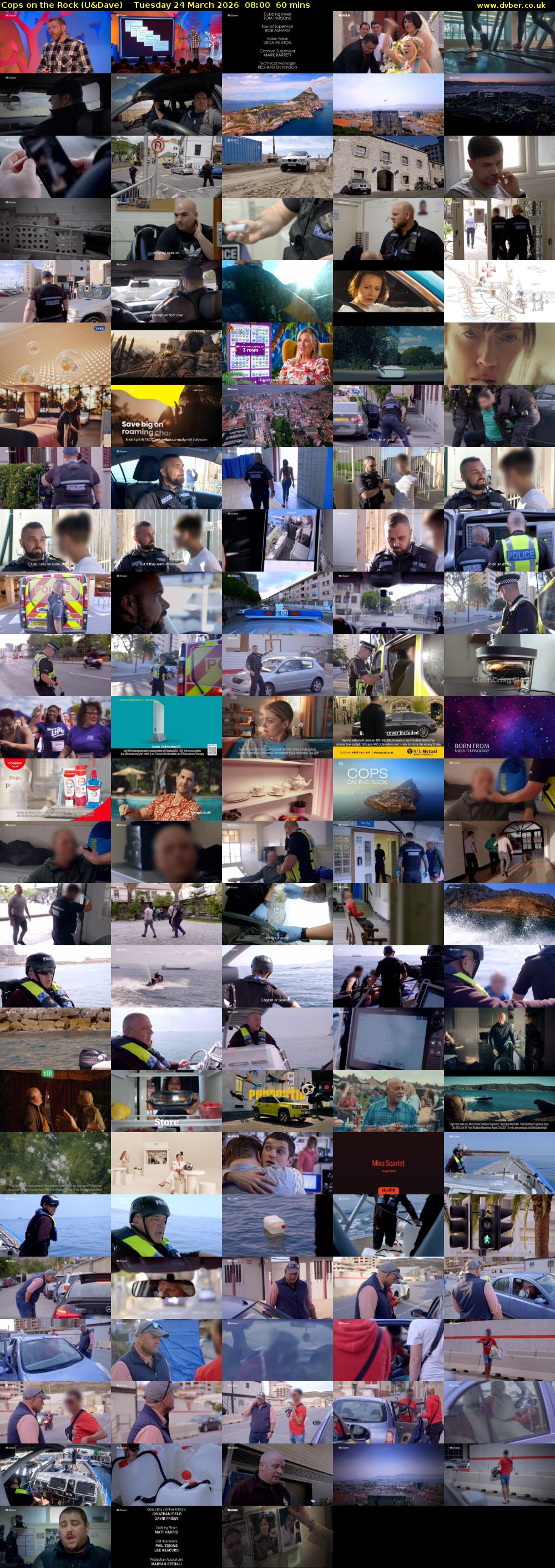 Cops On The Rock (U&Dave) Tuesday 24 March 2026 08:00 - 09:00