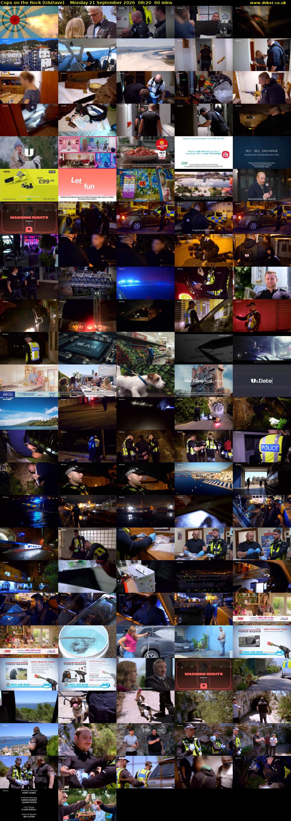 Cops On The Rock (U&Dave) Monday 21 September 2026 08:20 - 09:20