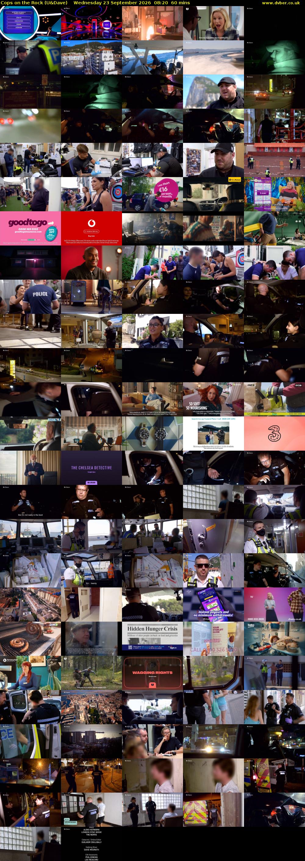 Cops On The Rock (U&Dave) Wednesday 23 September 2026 08:20 - 09:20