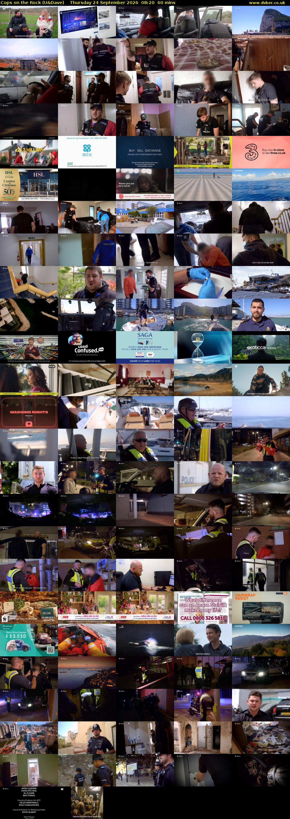 Cops On The Rock (U&Dave) Thursday 24 September 2026 08:20 - 09:20