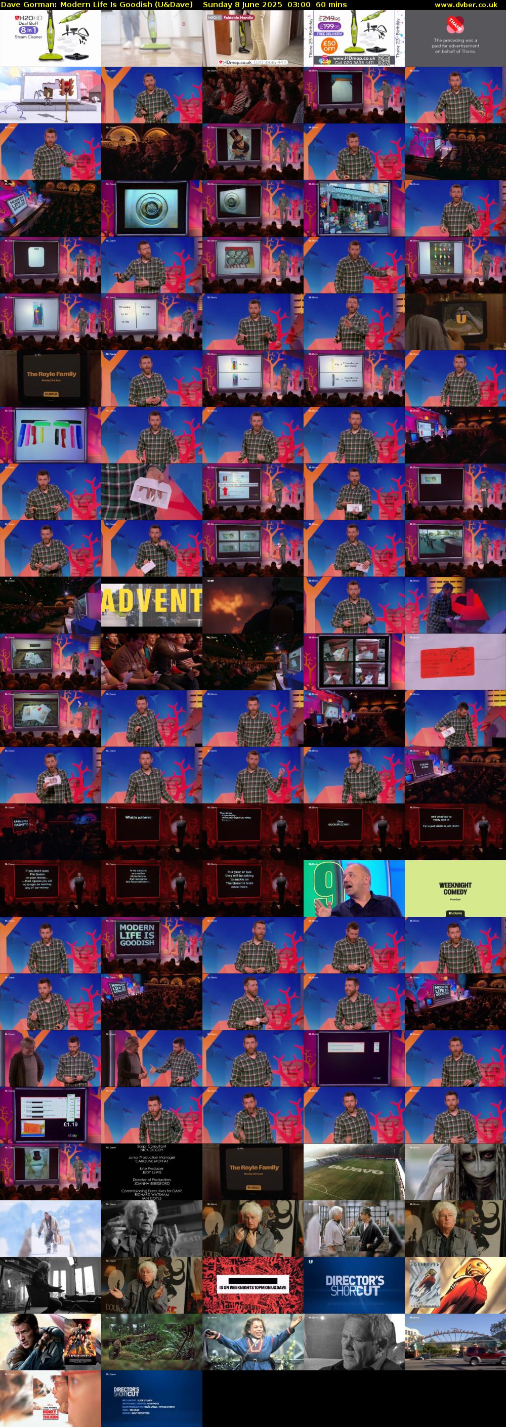 Dave Gorman: Modern Life Is Goodish (U&Dave) Sunday 8 June 2025 03:00 - 04:00