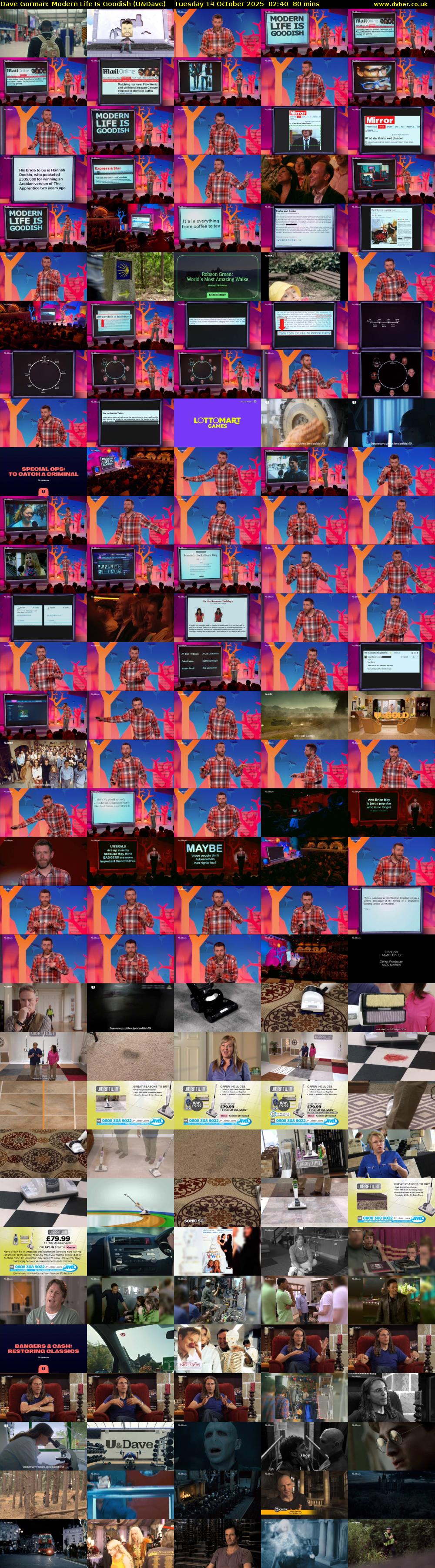Dave Gorman: Modern Life Is Goodish (U&Dave) Tuesday 14 October 2025 02:40 - 04:00