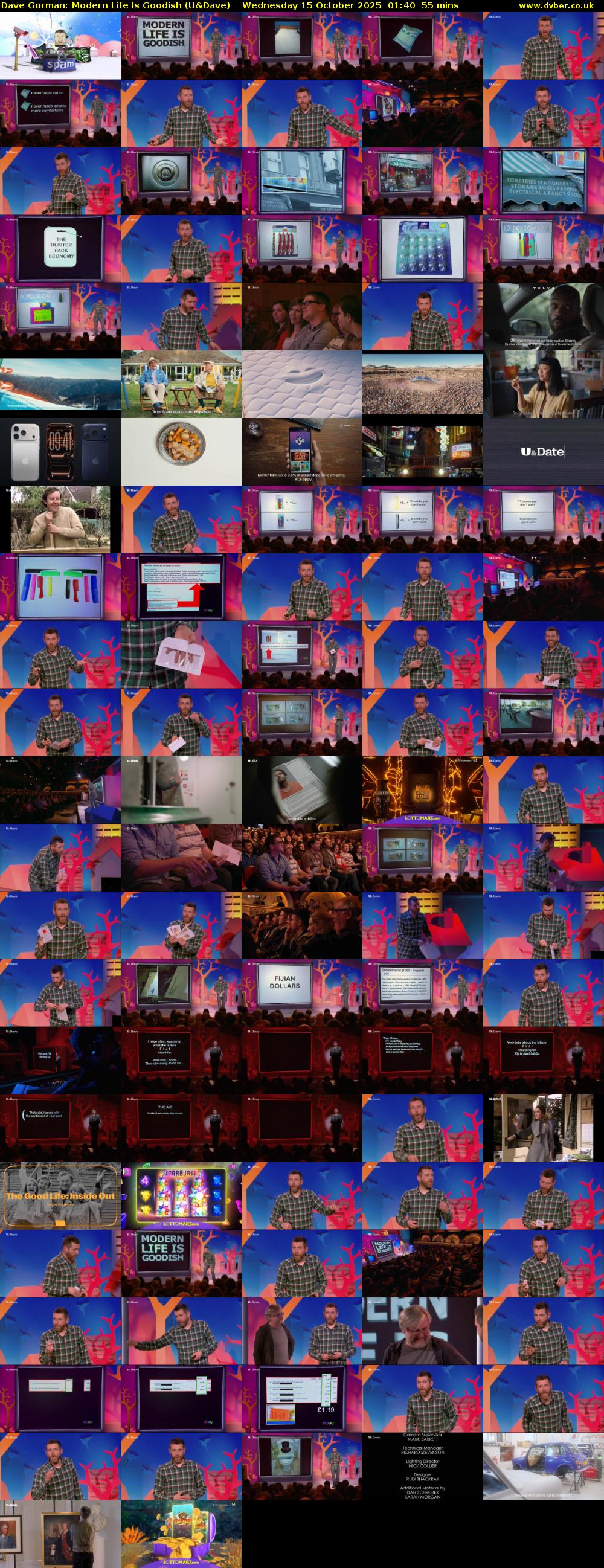 Dave Gorman: Modern Life Is Goodish (U&Dave) Wednesday 15 October 2025 01:40 - 02:35