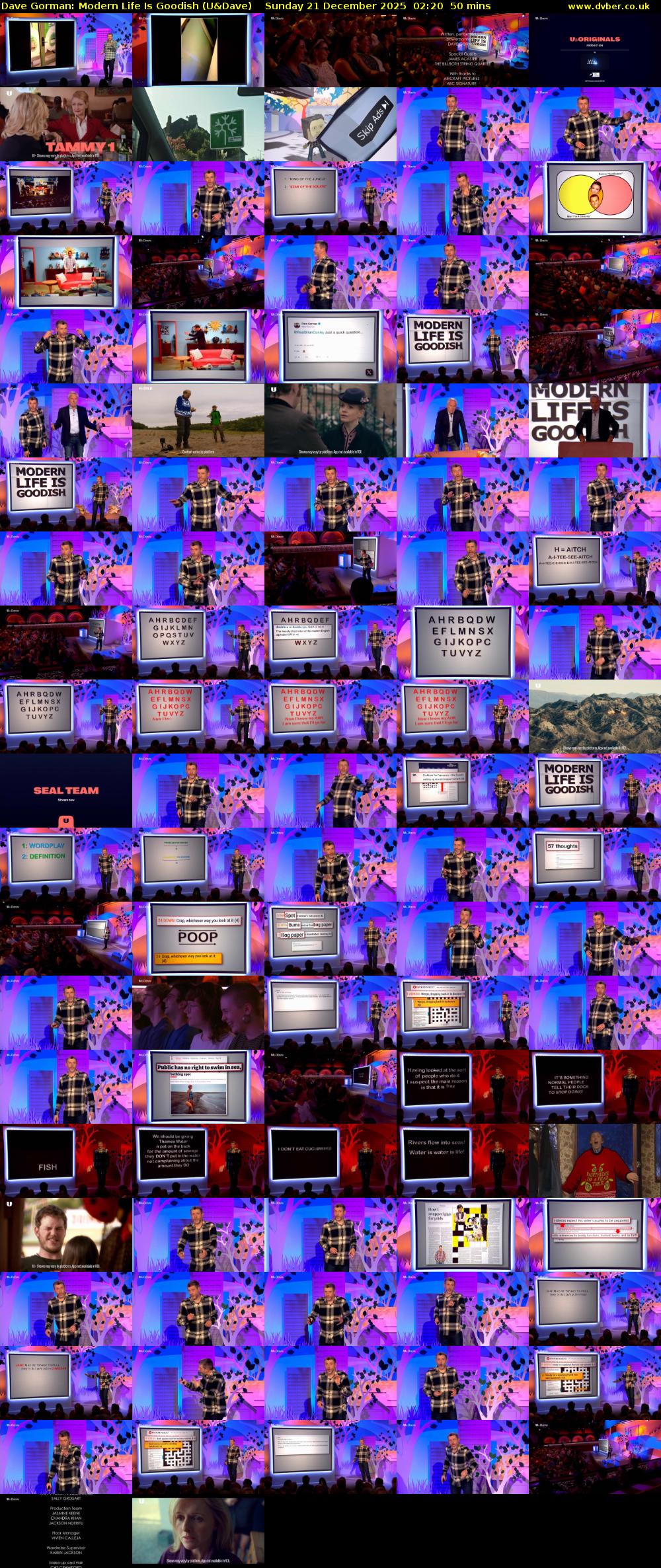 Dave Gorman: Modern Life Is Goodish (U&Dave) Sunday 21 December 2025 02:20 - 03:10