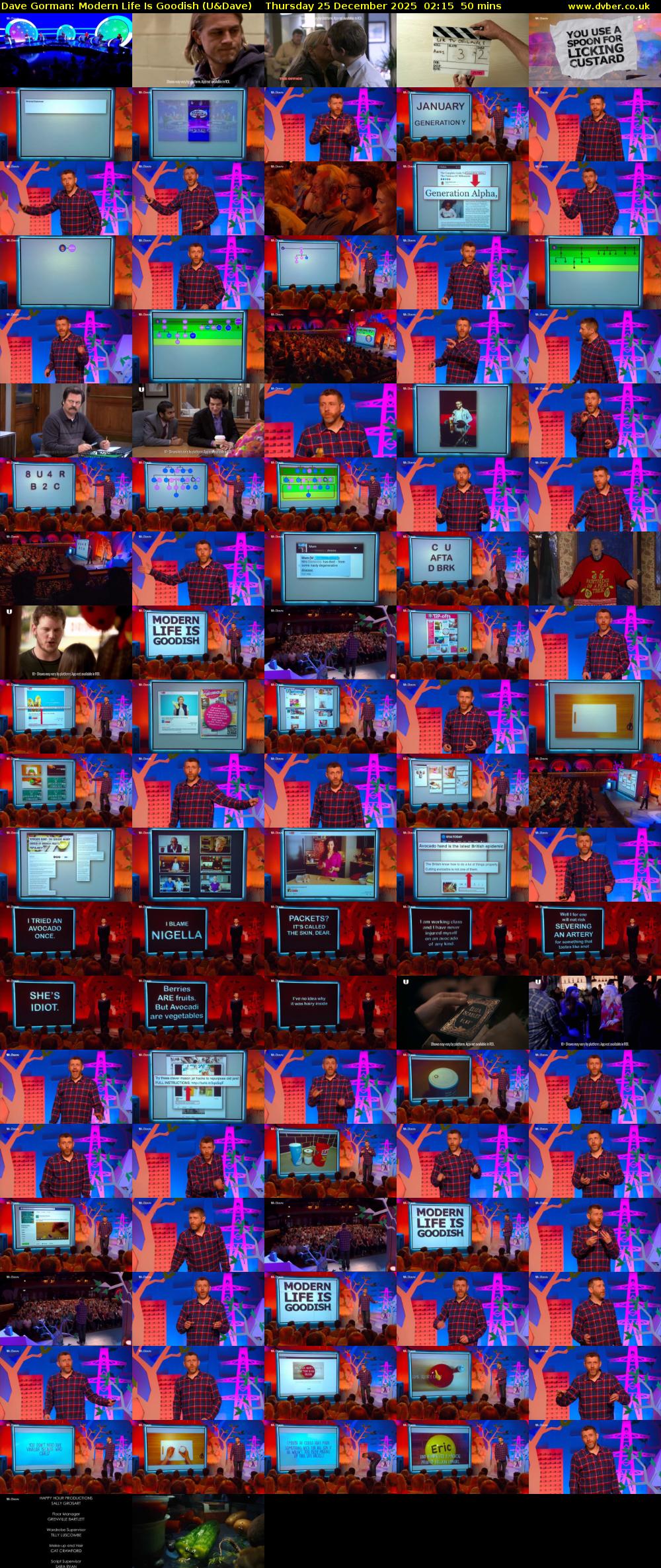 Dave Gorman: Modern Life Is Goodish (U&Dave) Thursday 25 December 2025 02:15 - 03:05