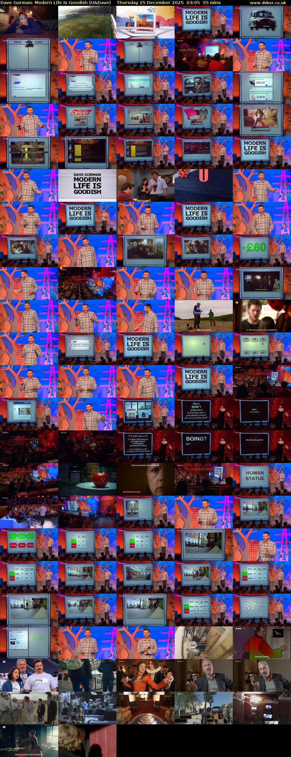 Dave Gorman: Modern Life Is Goodish (U&Dave) Thursday 25 December 2025 03:05 - 04:00