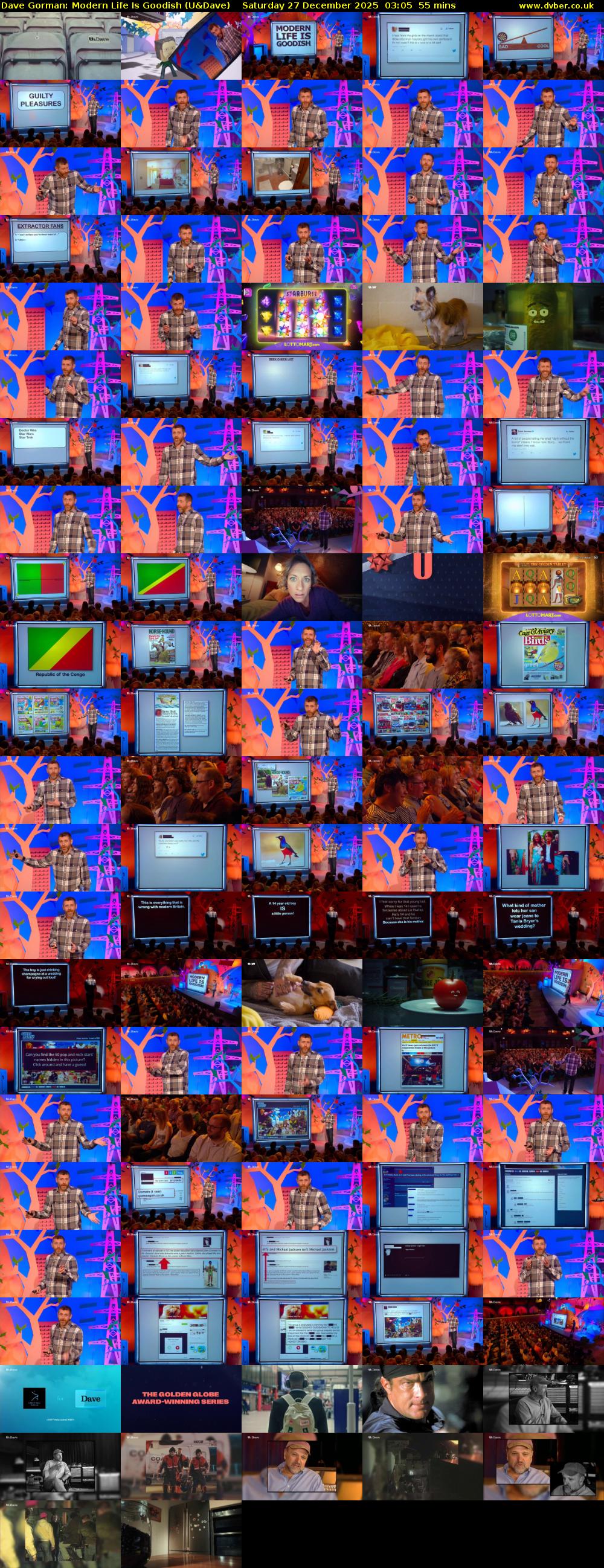 Dave Gorman: Modern Life Is Goodish (U&Dave) Saturday 27 December 2025 03:05 - 04:00