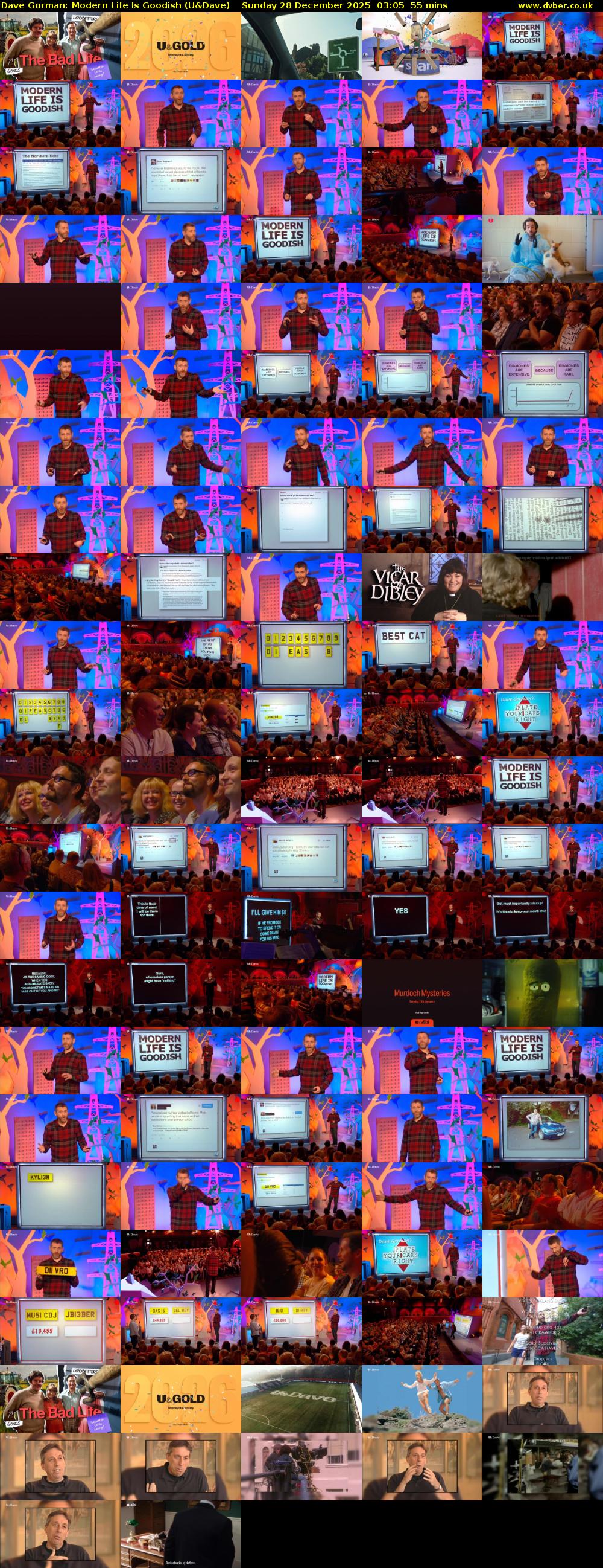 Dave Gorman: Modern Life Is Goodish (U&Dave) Sunday 28 December 2025 03:05 - 04:00