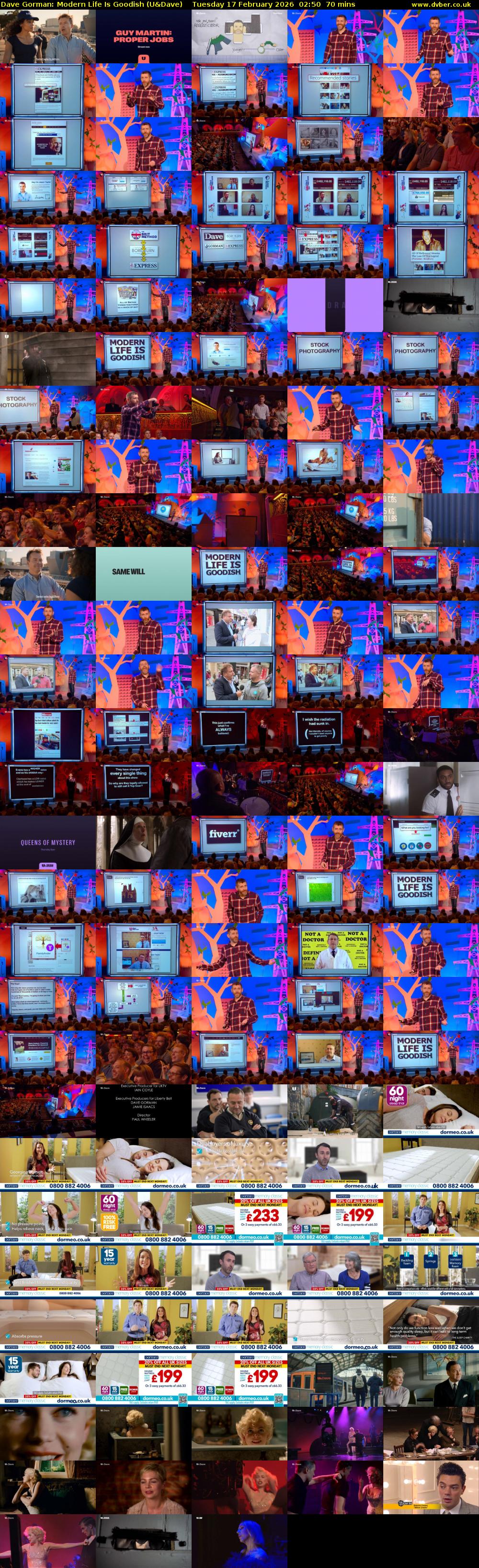 Dave Gorman: Modern Life Is Goodish (U&Dave) Tuesday 17 February 2026 02:50 - 04:00