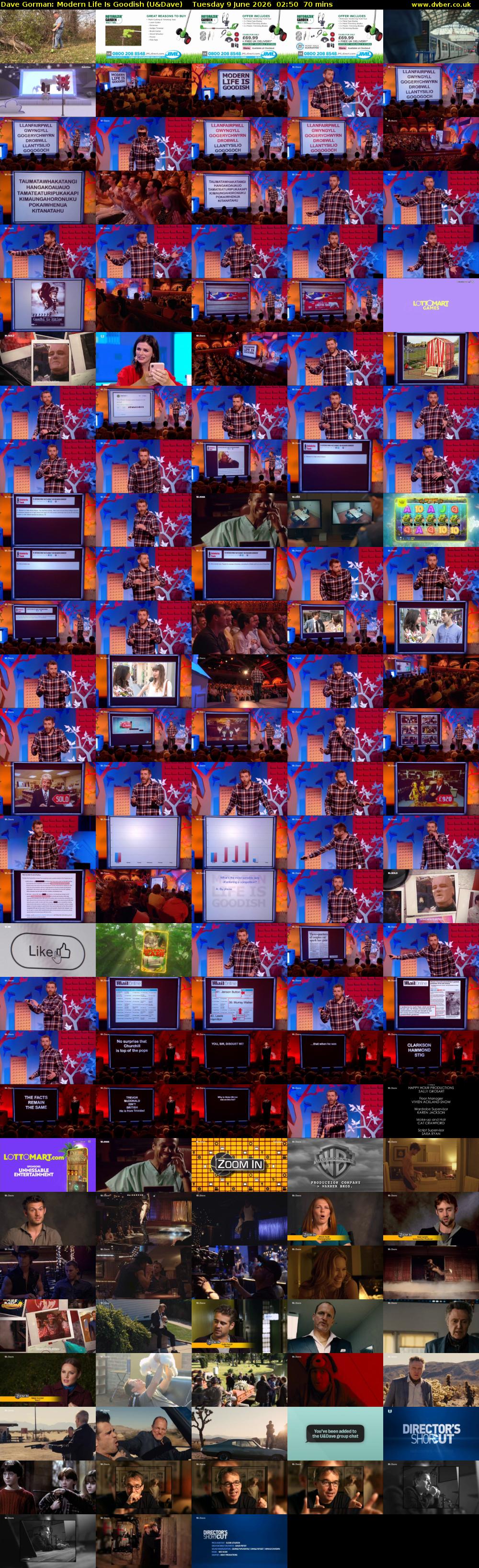 Dave Gorman: Modern Life Is Goodish (U&Dave) Tuesday 9 June 2026 02:50 - 04:00