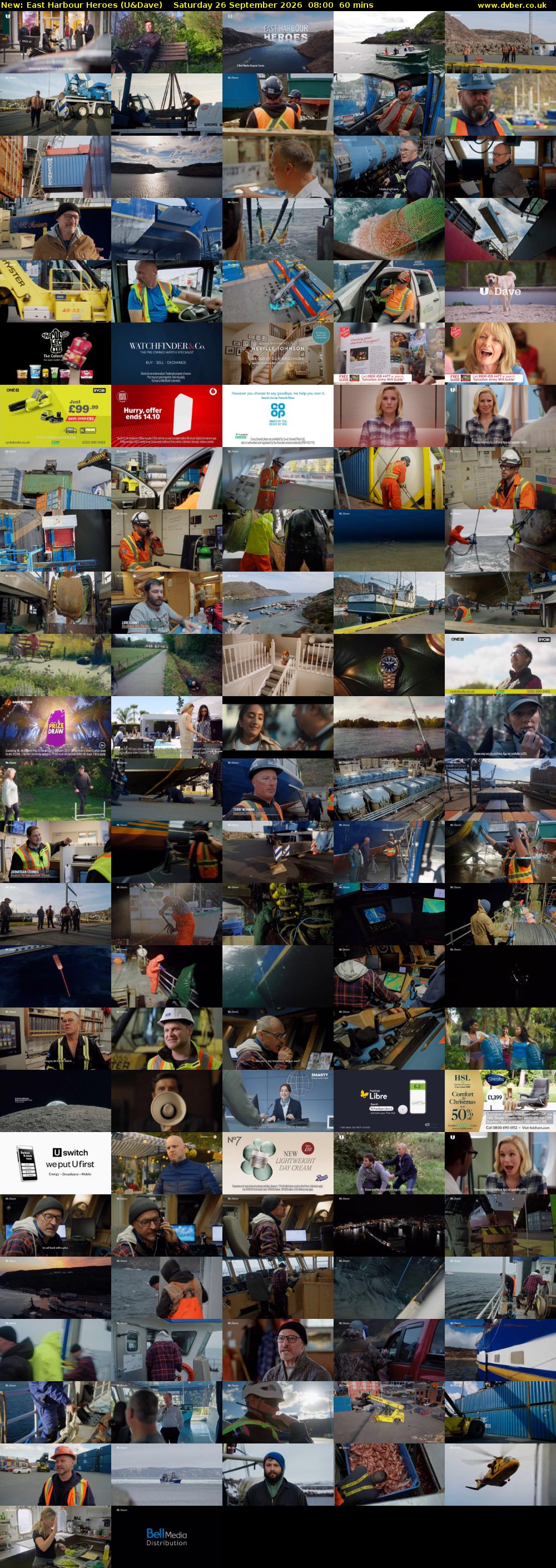 East Harbour Heroes (U&Dave) Saturday 26 September 2026 08:00 - 09:00