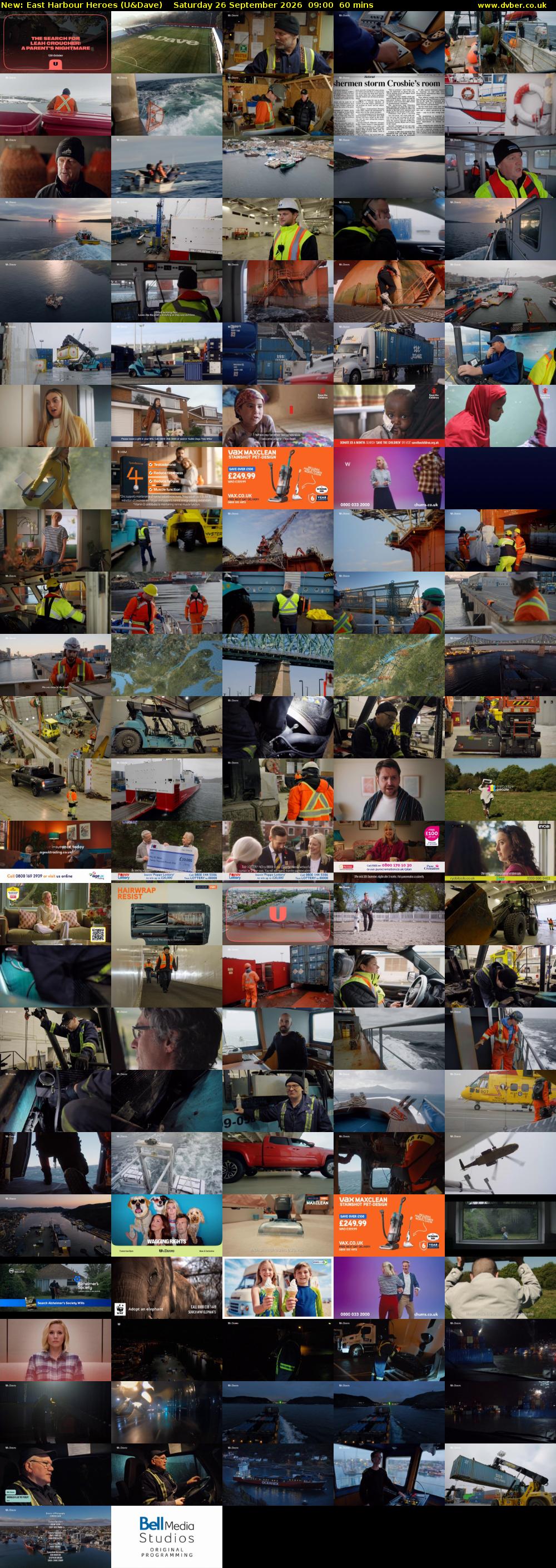 East Harbour Heroes (U&Dave) Saturday 26 September 2026 09:00 - 10:00