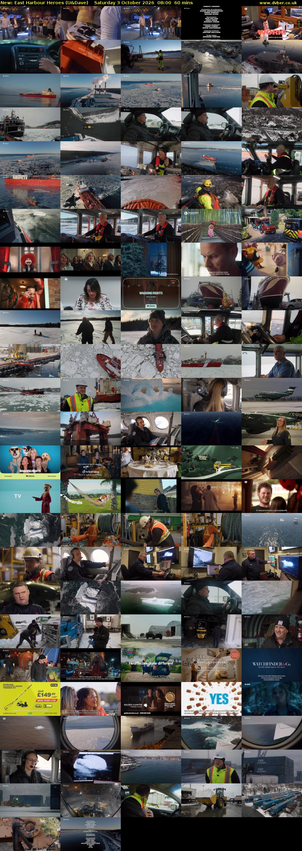 East Harbour Heroes (U&Dave) Saturday 3 October 2026 08:00 - 09:00