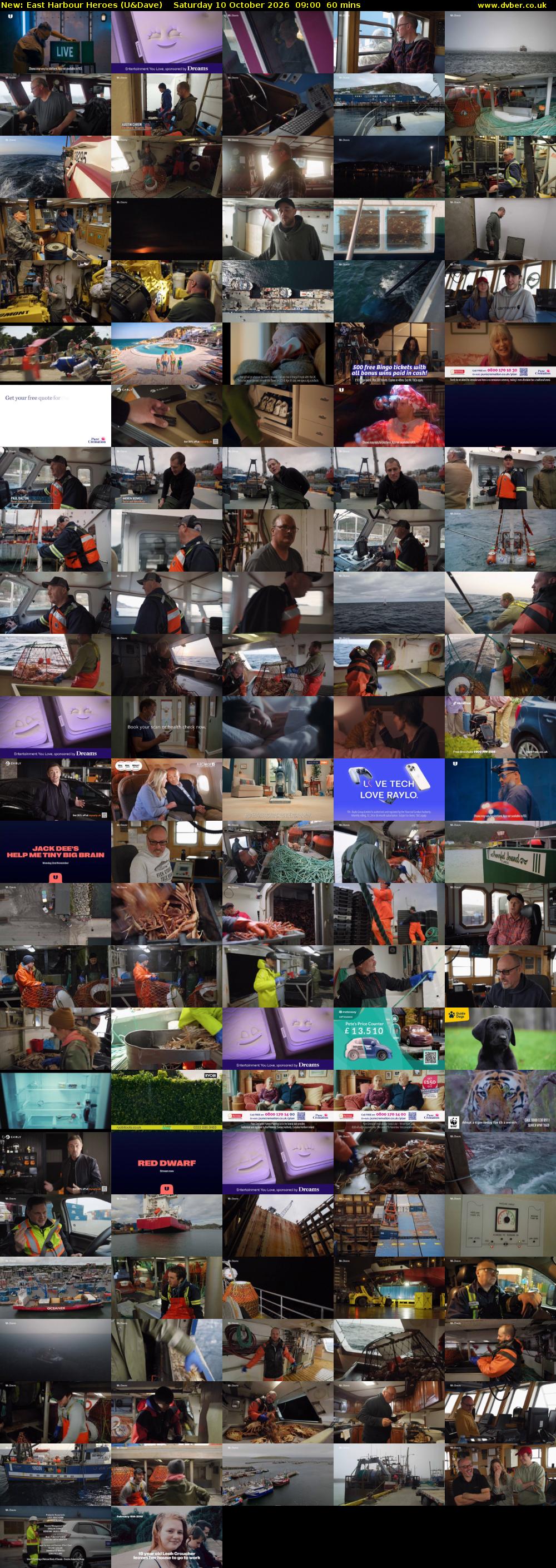 East Harbour Heroes (U&Dave) Saturday 10 October 2026 09:00 - 10:00