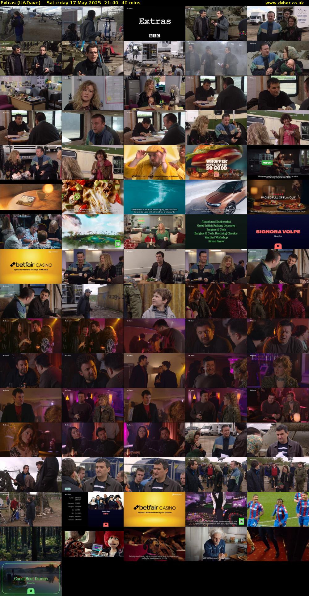 Extras (U&Dave) Saturday 17 May 2025 21:40 - 22:20