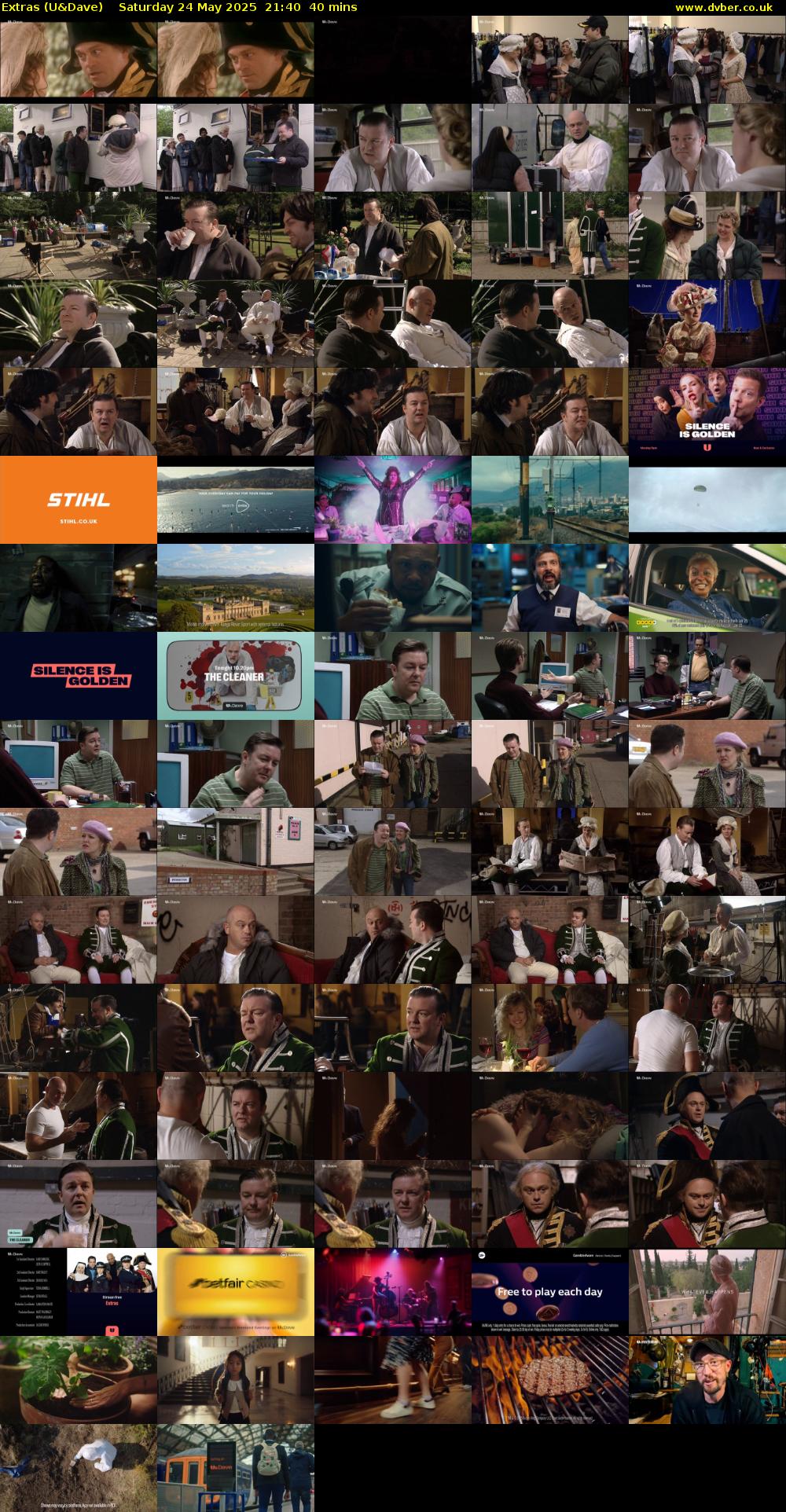 Extras (U&Dave) Saturday 24 May 2025 21:40 - 22:20