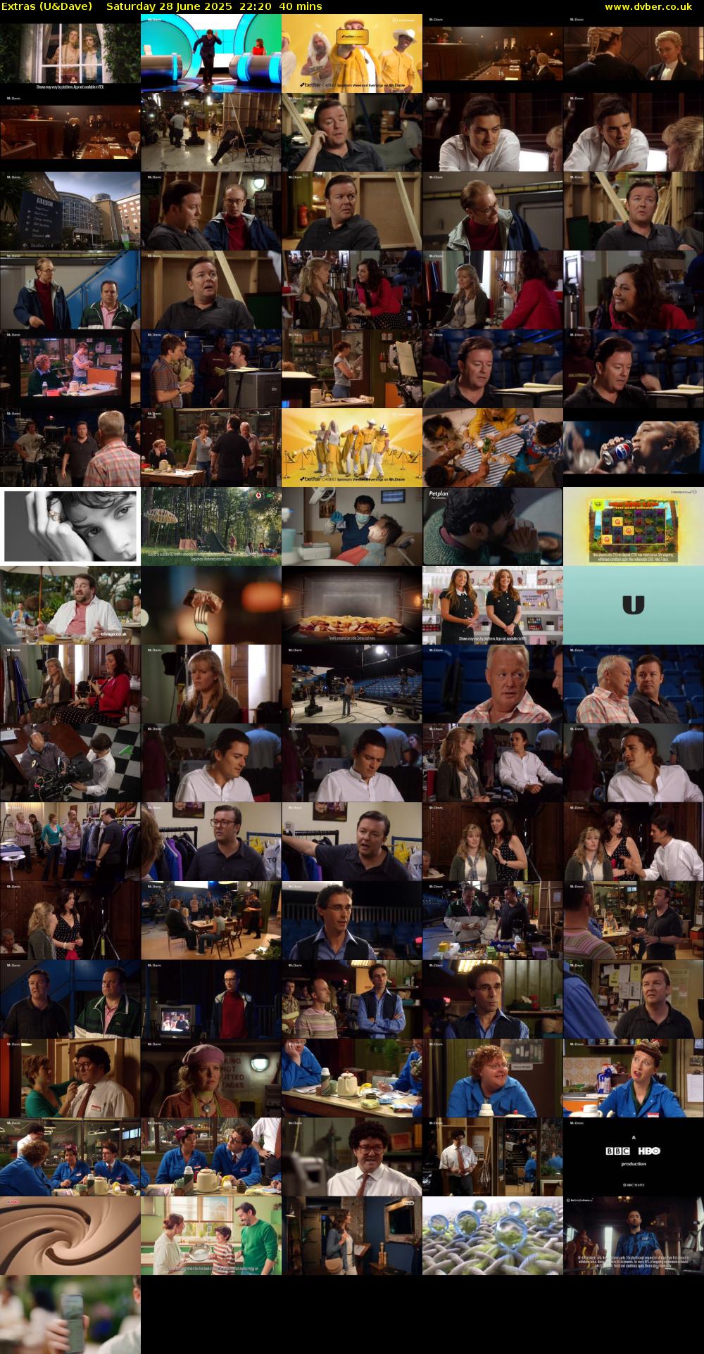 Extras (U&Dave) Saturday 28 June 2025 22:20 - 23:00