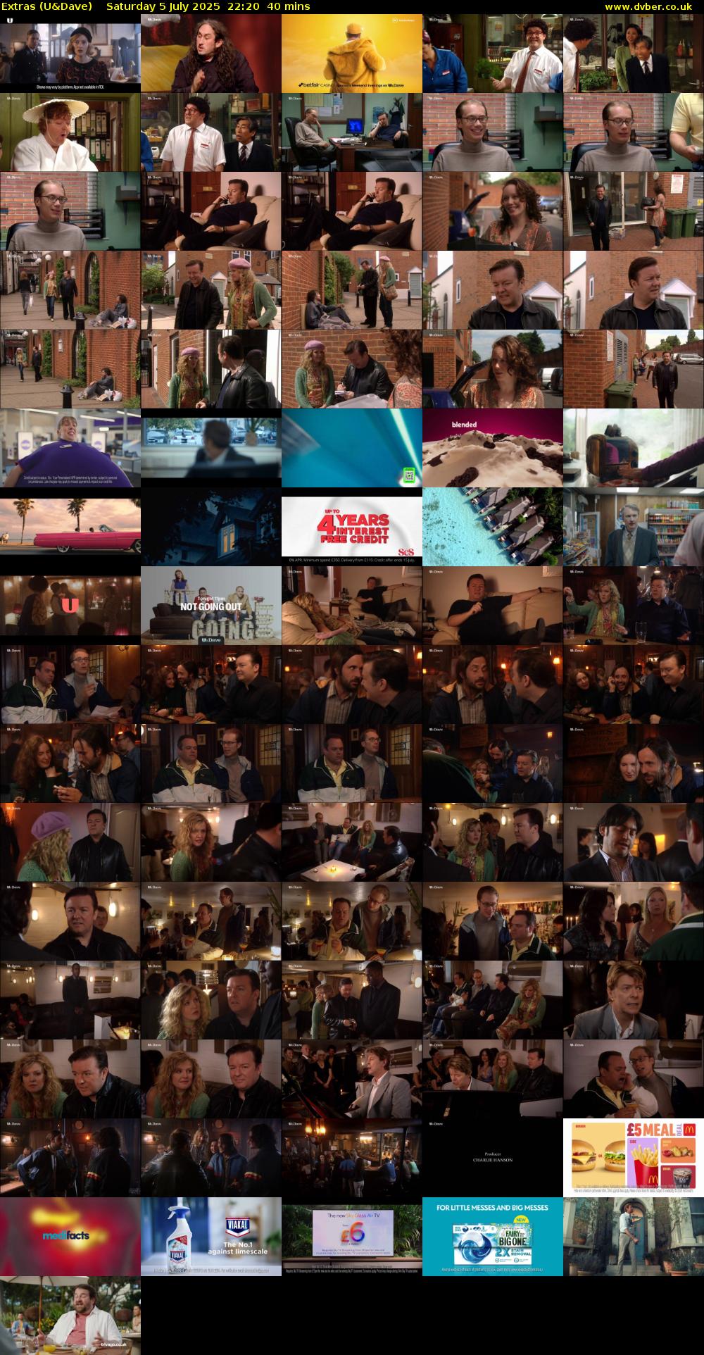 Extras (U&Dave) Saturday 5 July 2025 22:20 - 23:00