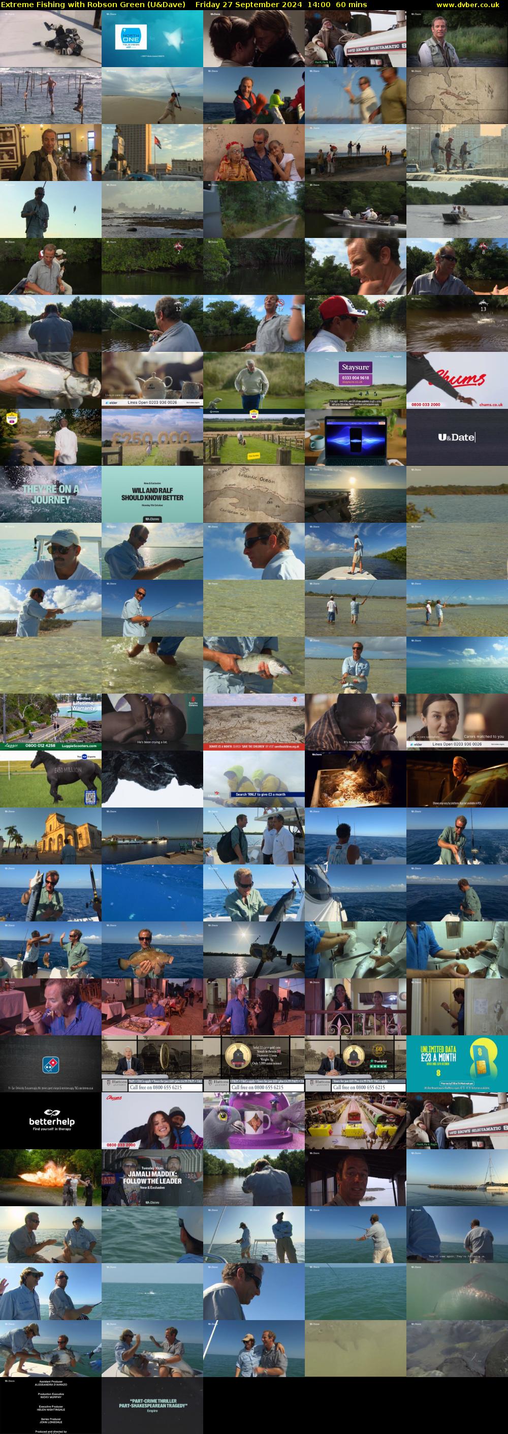 Extreme Fishing with Robson Green (U&Dave) Friday 27 September 2024 14:00 - 15:00