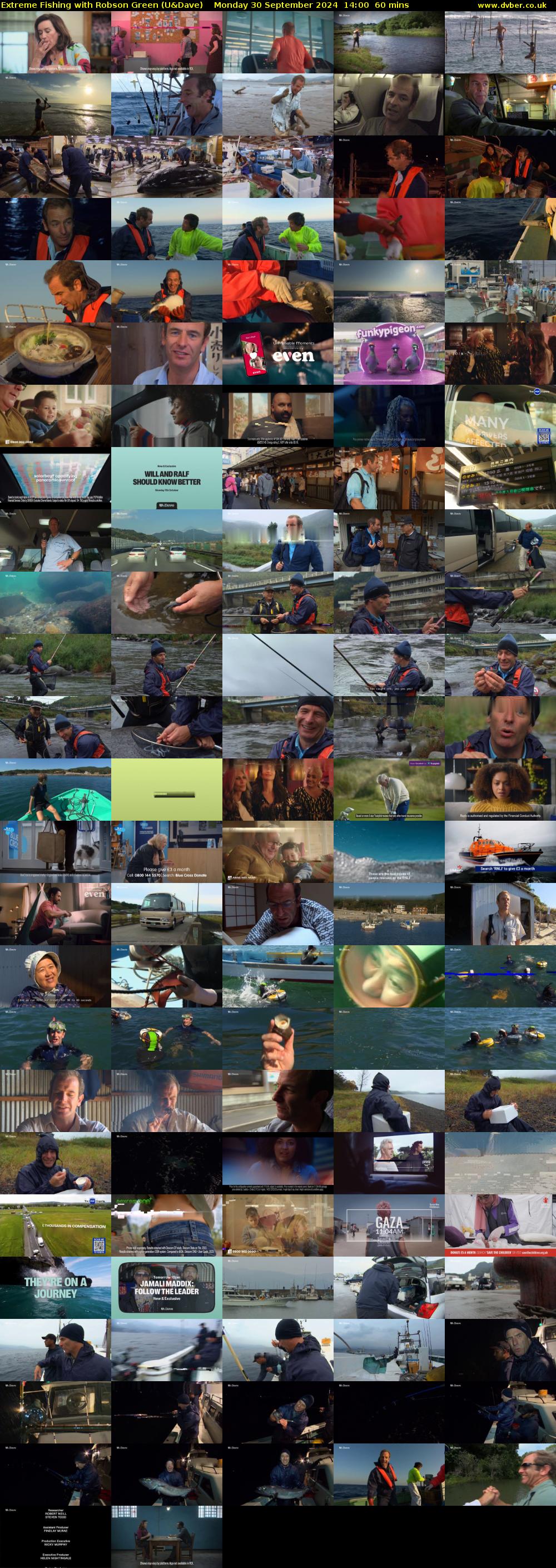 Extreme Fishing with Robson Green (U&Dave) Monday 30 September 2024 14:00 - 15:00