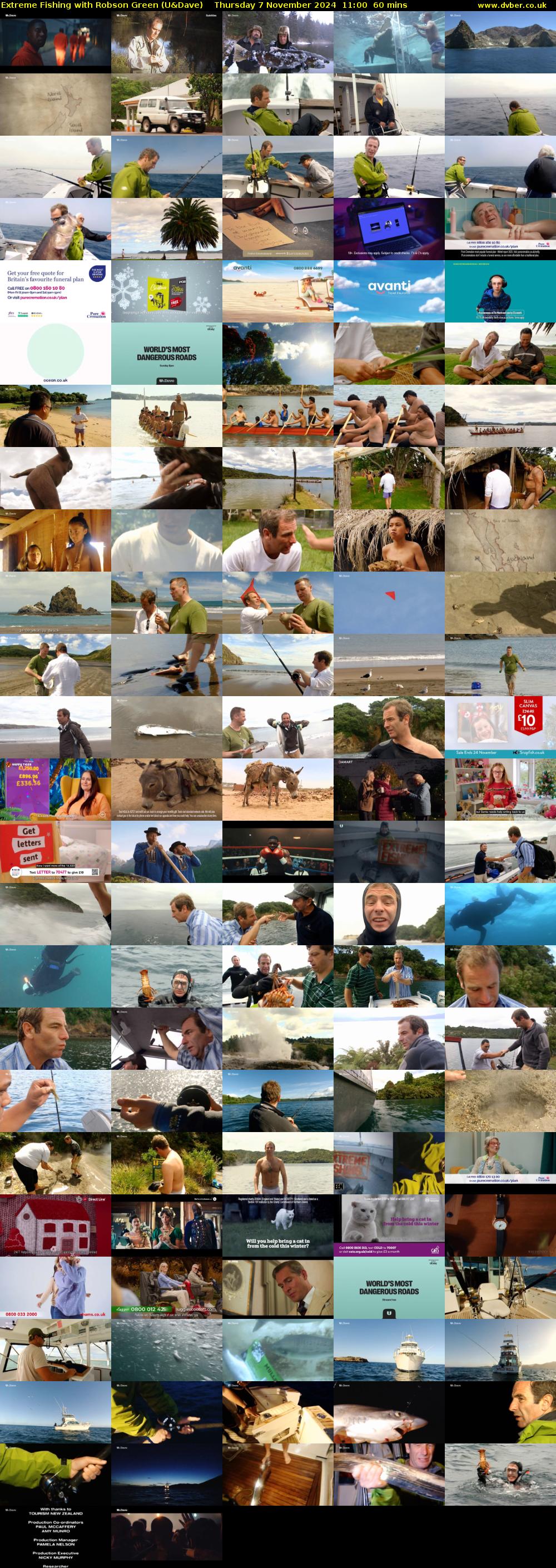 Extreme Fishing with Robson Green (U&Dave) Thursday 7 November 2024 11:00 - 12:00