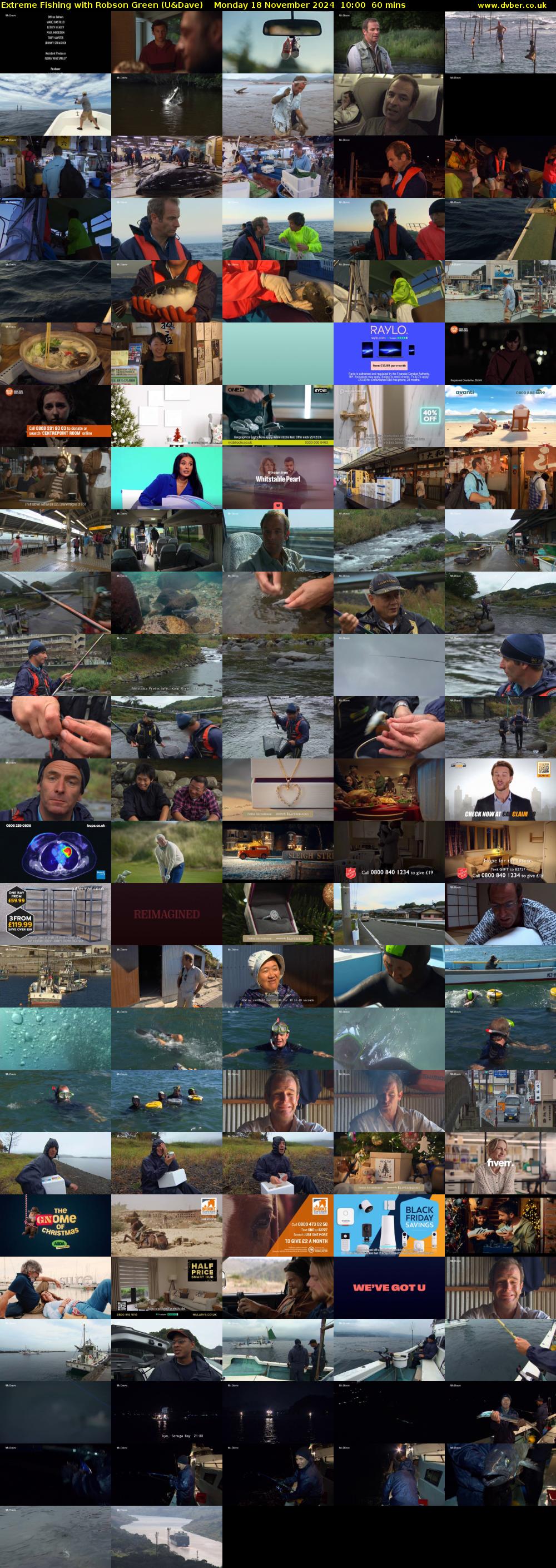 Extreme Fishing with Robson Green (U&Dave) Monday 18 November 2024 10:00 - 11:00