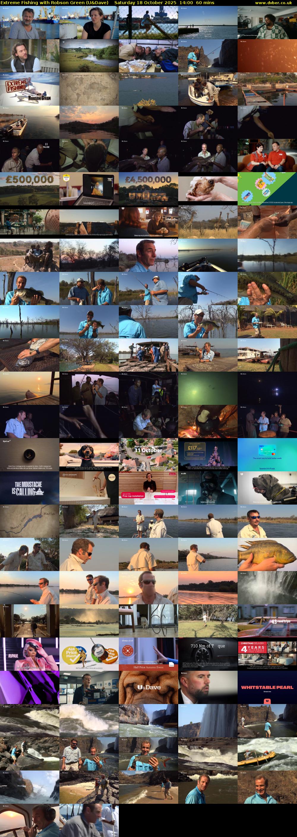 Extreme Fishing with Robson Green (U&Dave) Saturday 18 October 2025 14:00 - 15:00